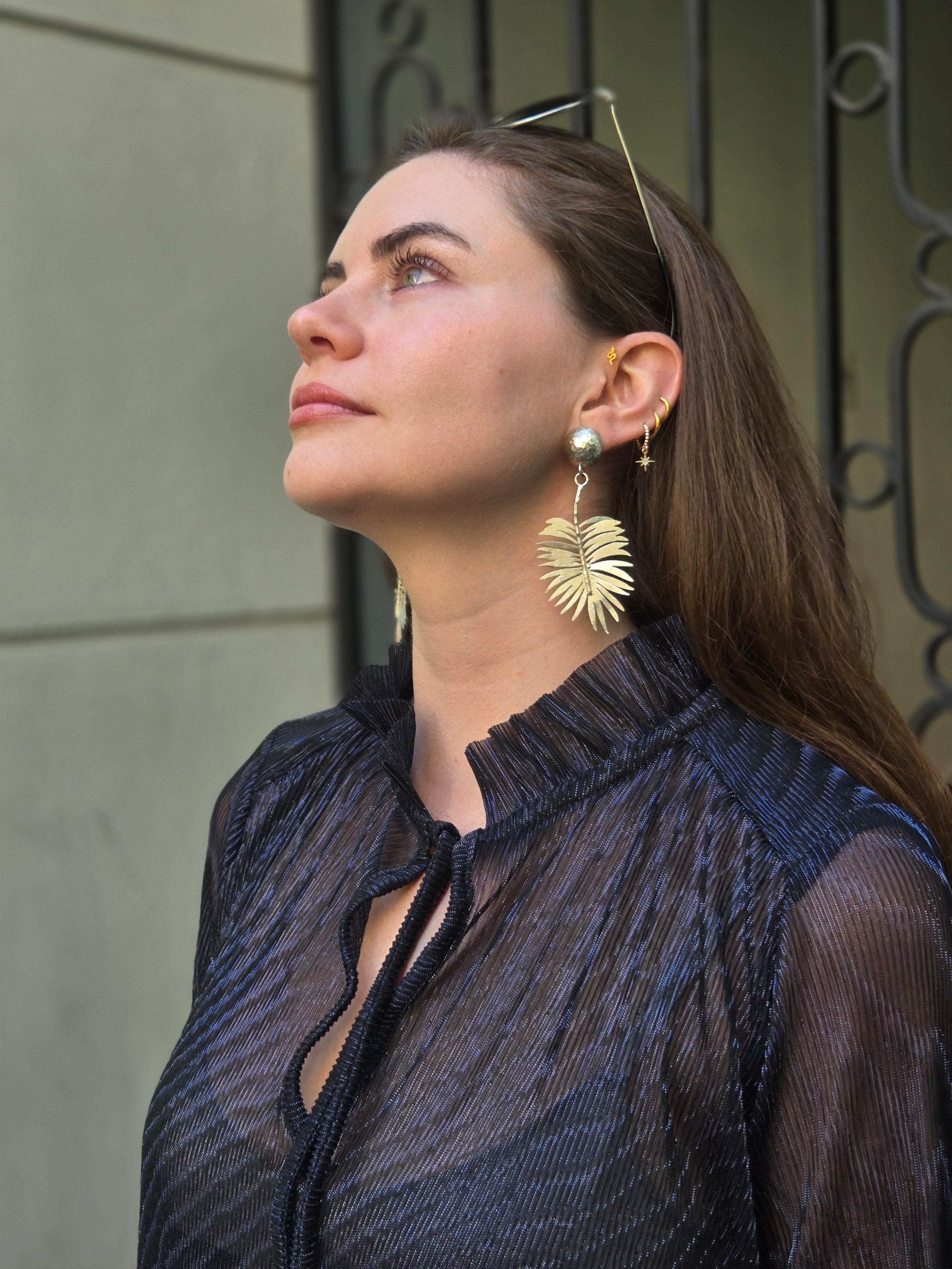 Blusa Hikari azul marino