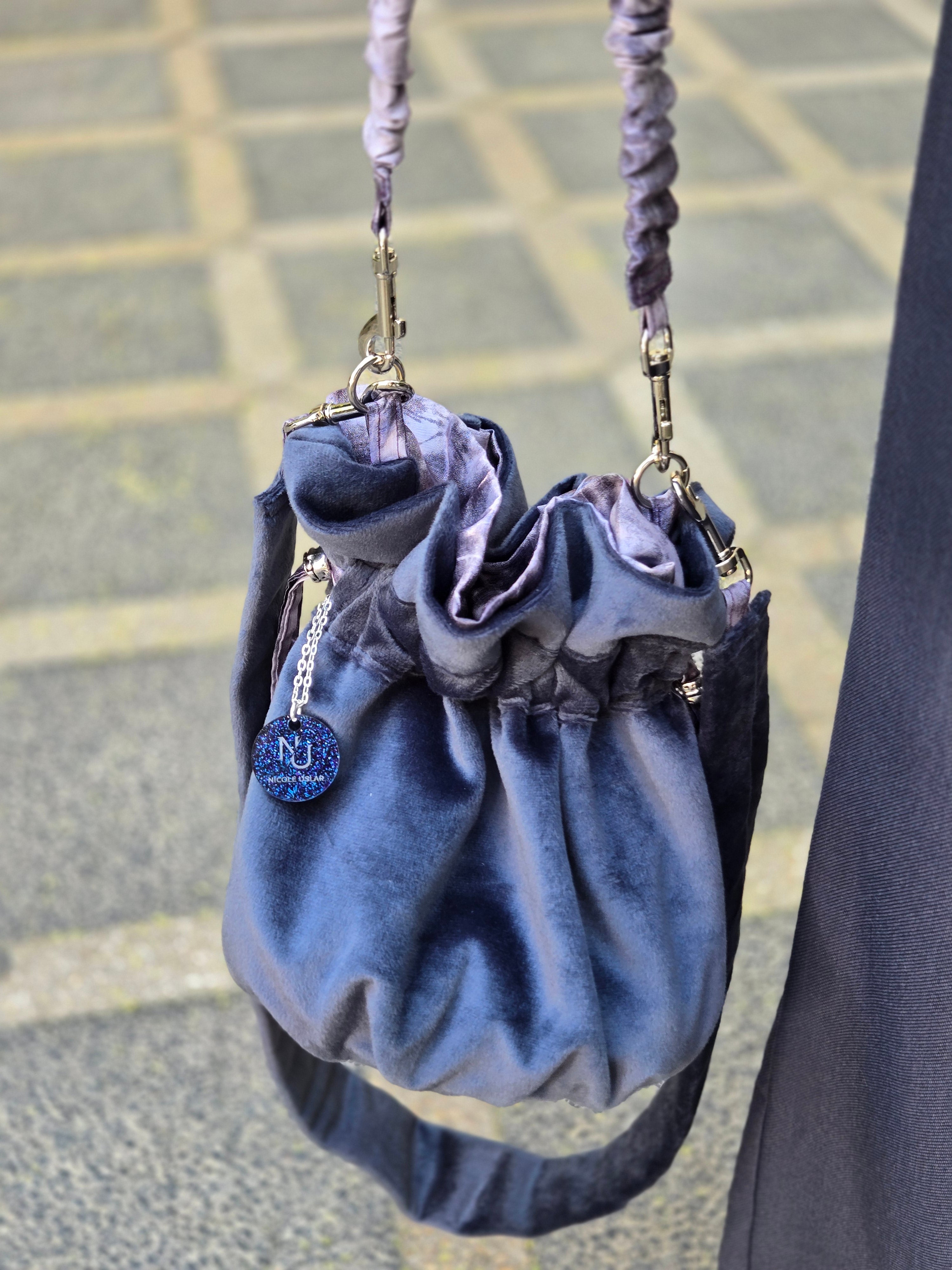 Bolso reversible Batik Morado