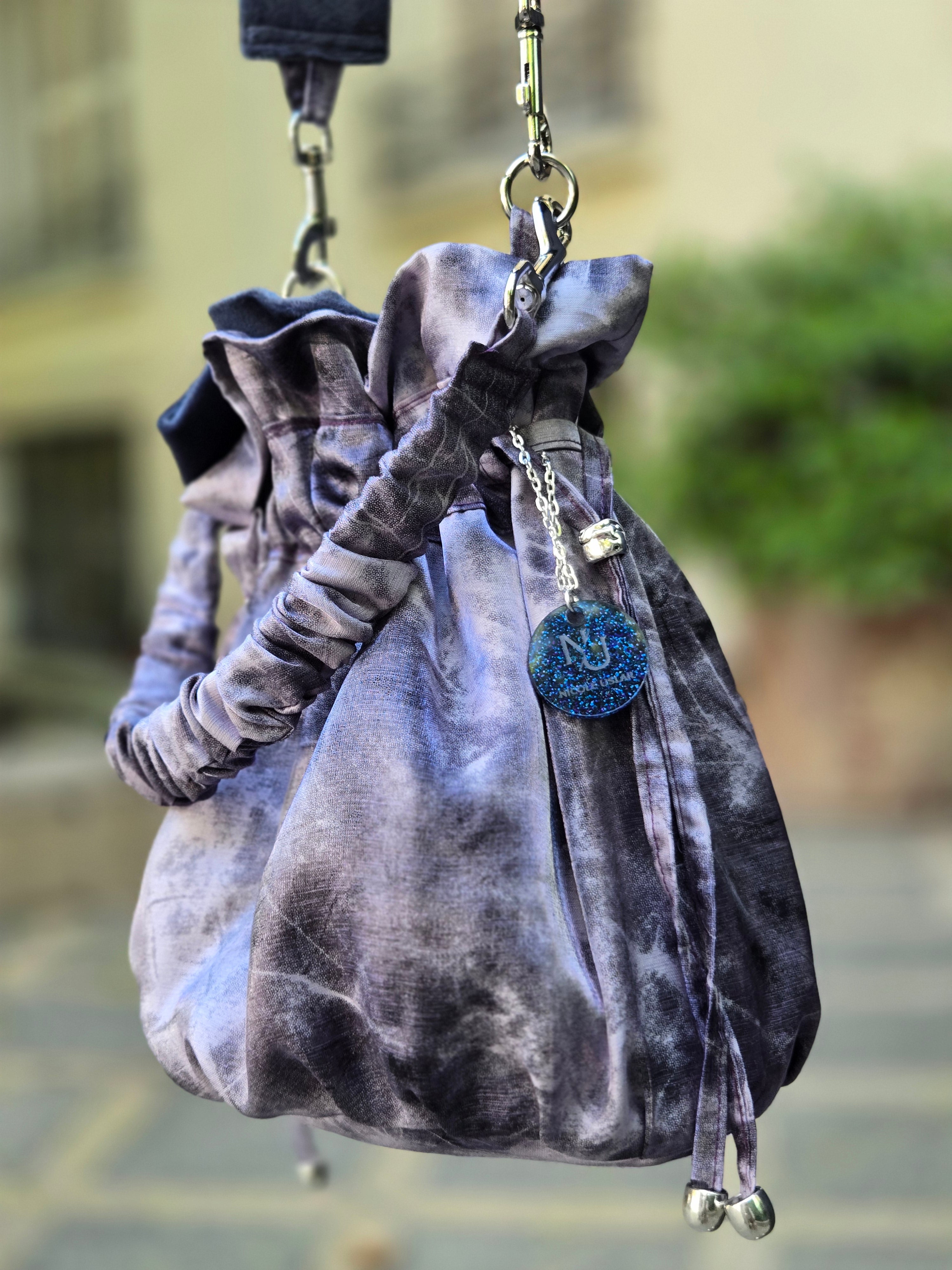 Bolso reversible Batik Morado