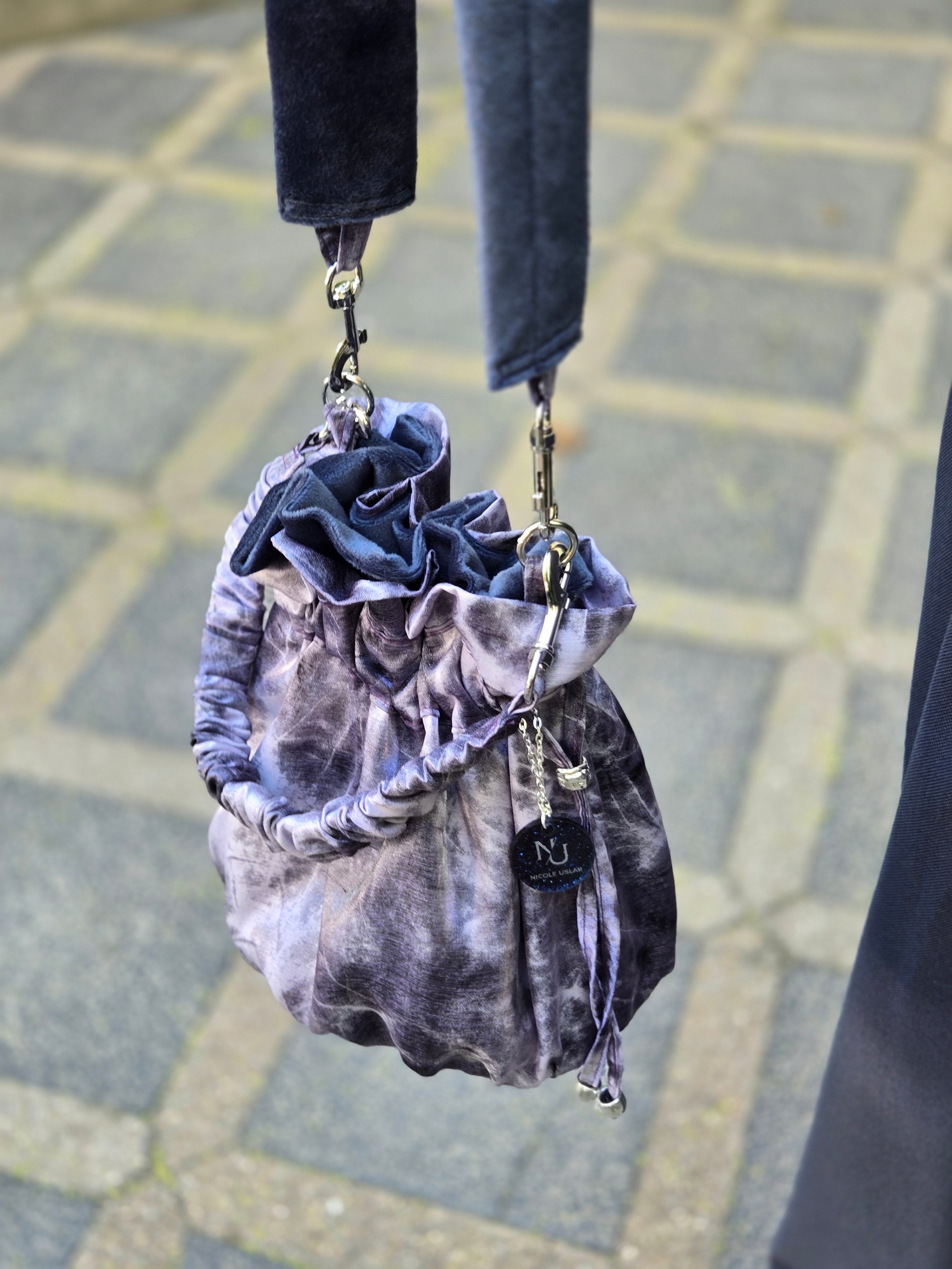 Bolso reversible Batik Morado