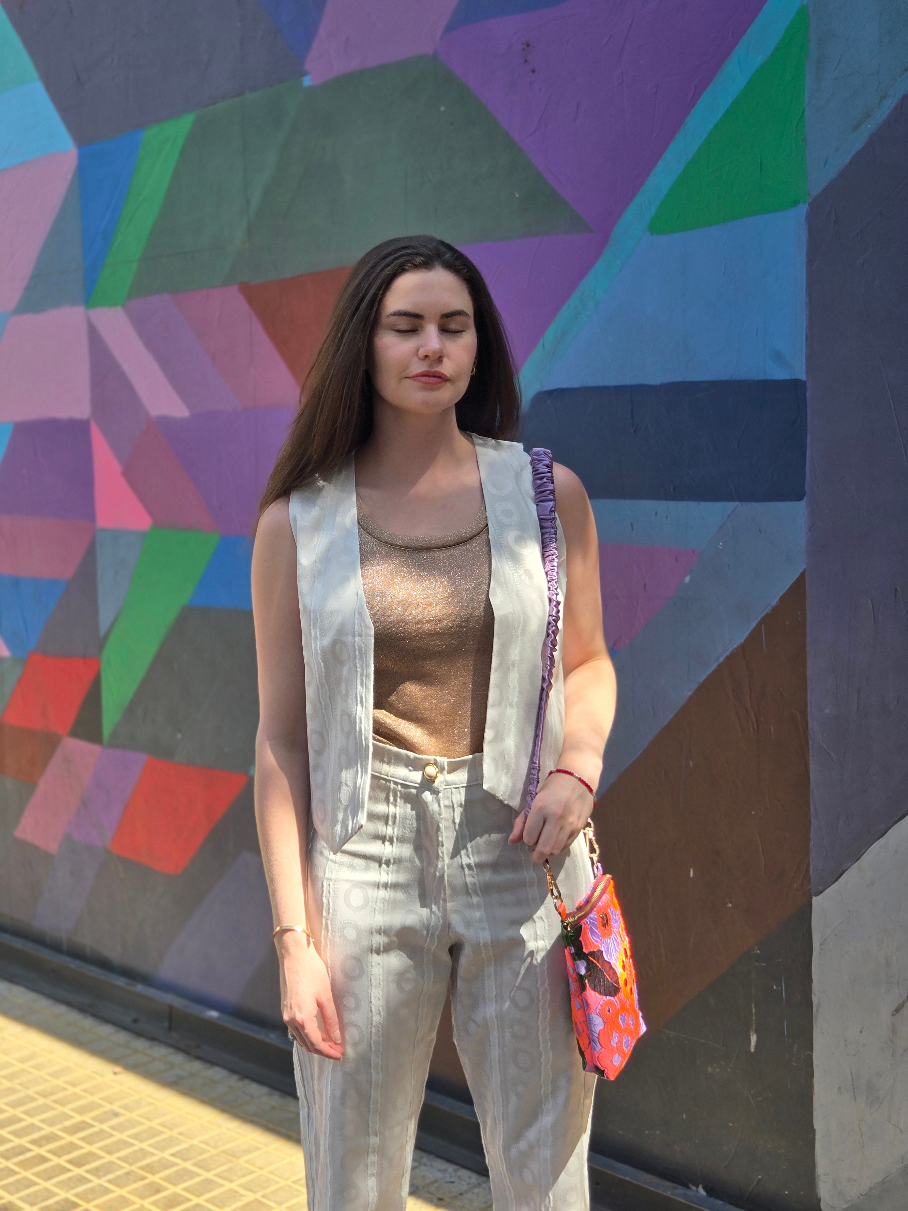 Pantalón Arlequin Blanco