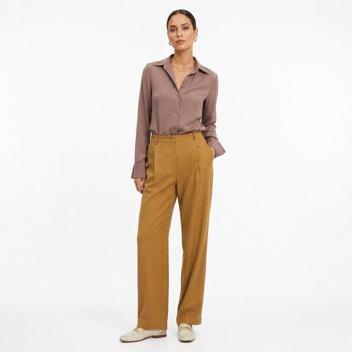 Pantalón Shelby Ocre