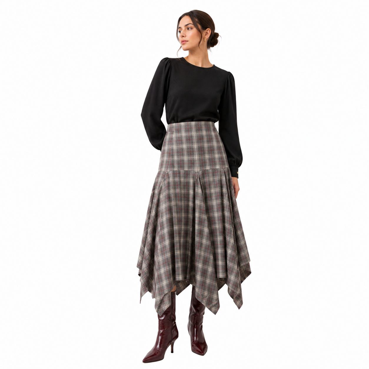 Falda Vivianne Gris