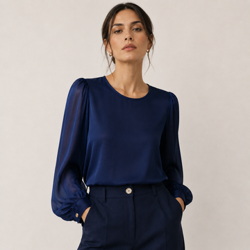 Blusa Emily Azul Marino