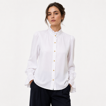Blusa Charlotte Blanca