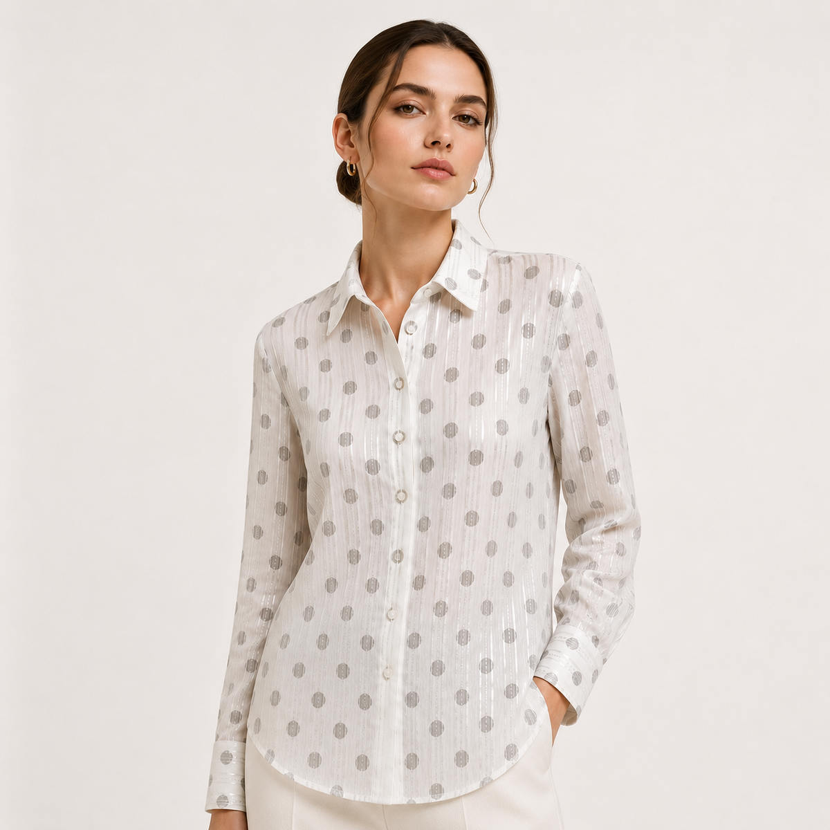 Camisa Alcot Silver