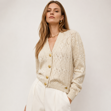 Cárdigan Alpaca Sand Golden