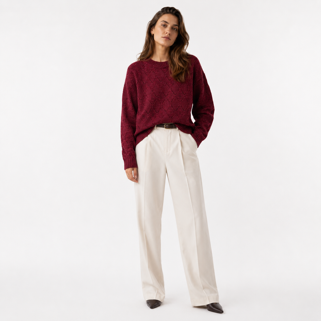 Chaleco Alpaca Cherry Silver