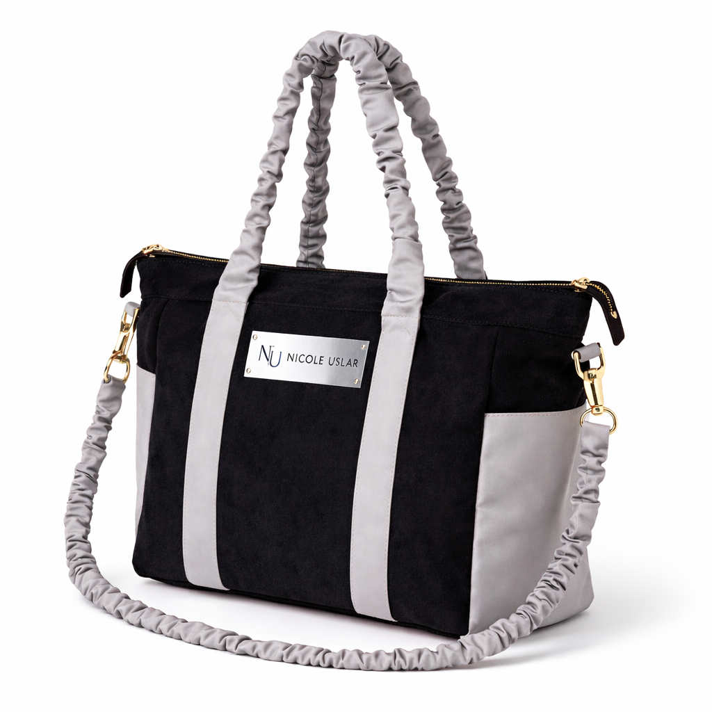 Bolso Alice Negro/Plateado - L