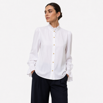 Blusa Charlotte Blanca