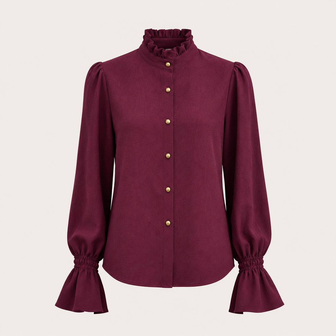 Blusa Charlotte Burdeo