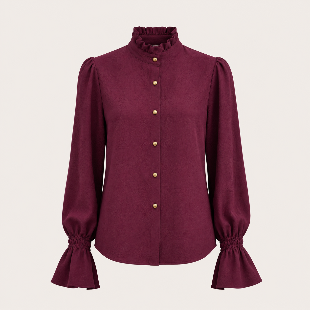 Blusa Charlotte Burdeo