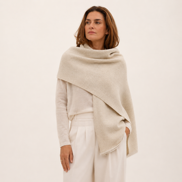 Echarpe Alpaca Ivory Golden