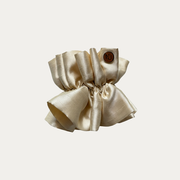Scrunchie Clara Blanco Invierno