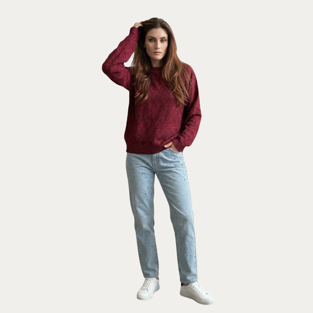 Chaleco Alpaca Cherry Silver