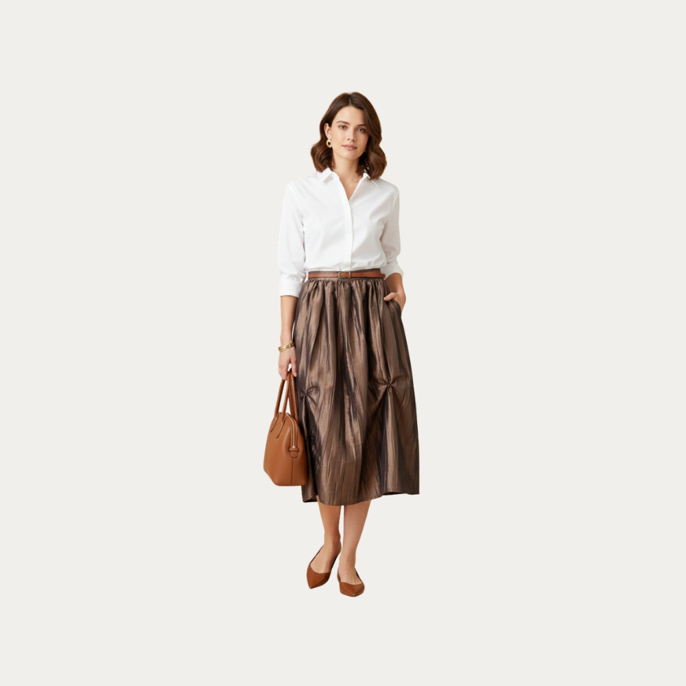 Falda Sienna latte