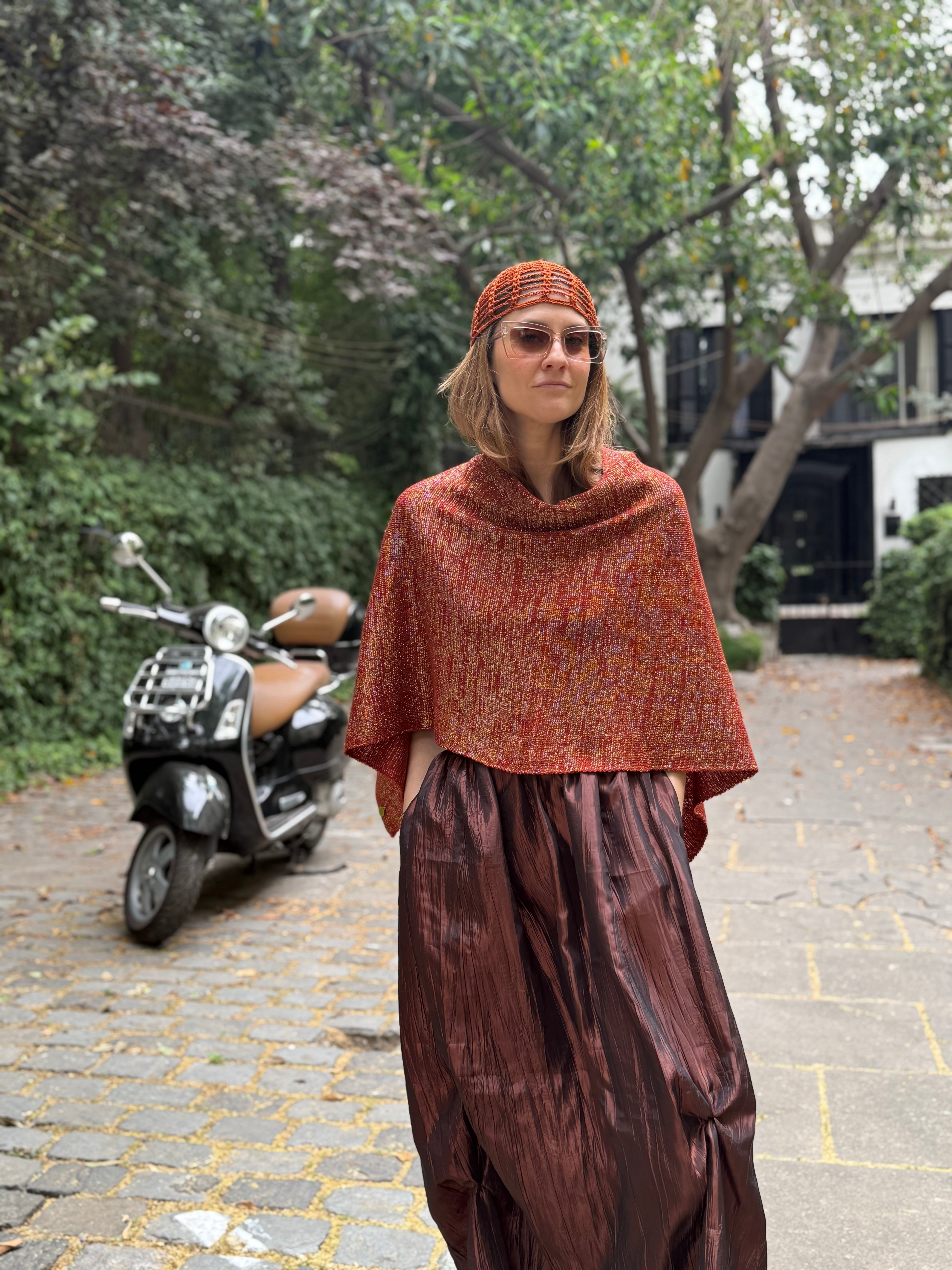 Mesh hat Brick