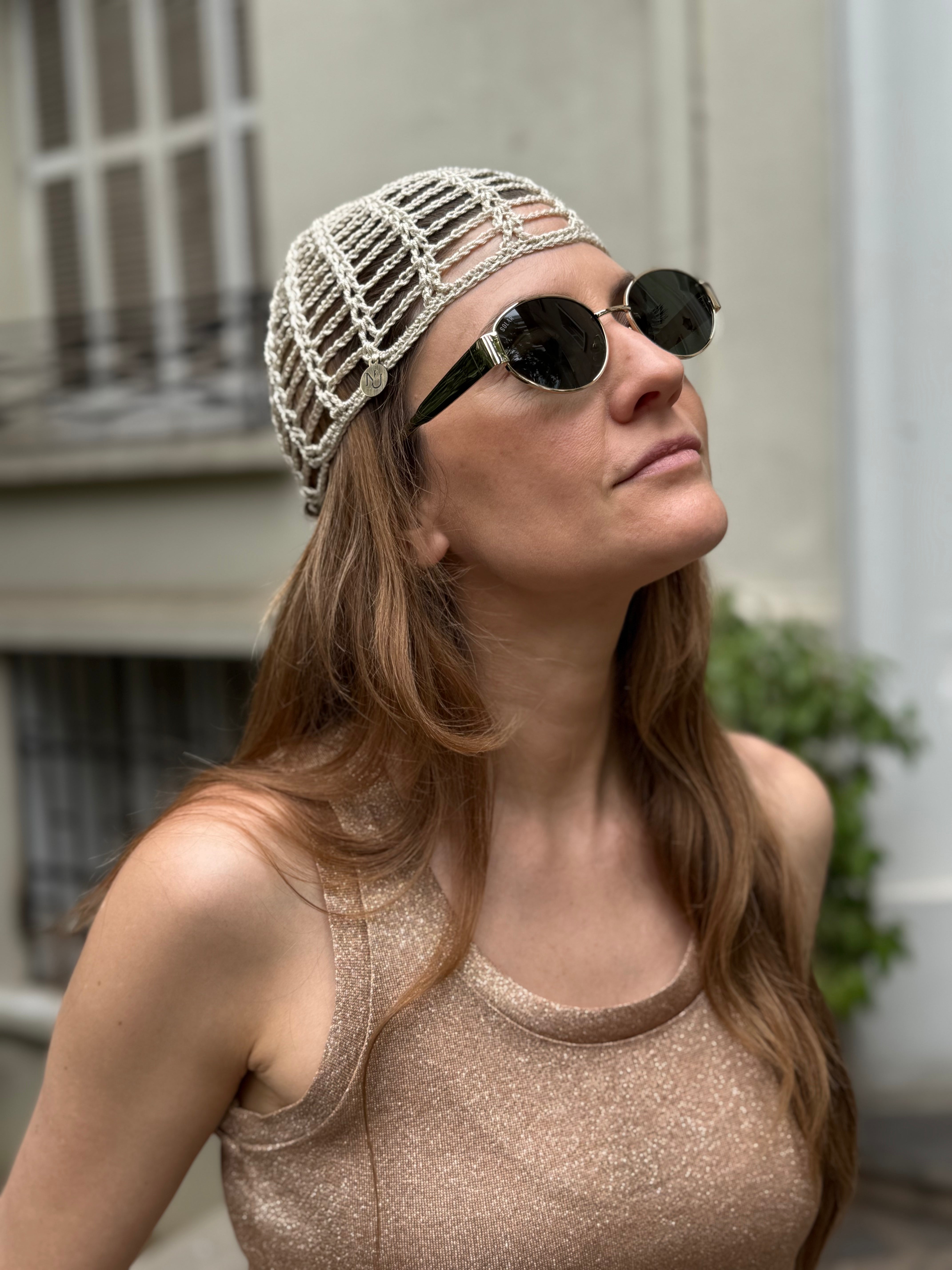 Mesh hat Pearl