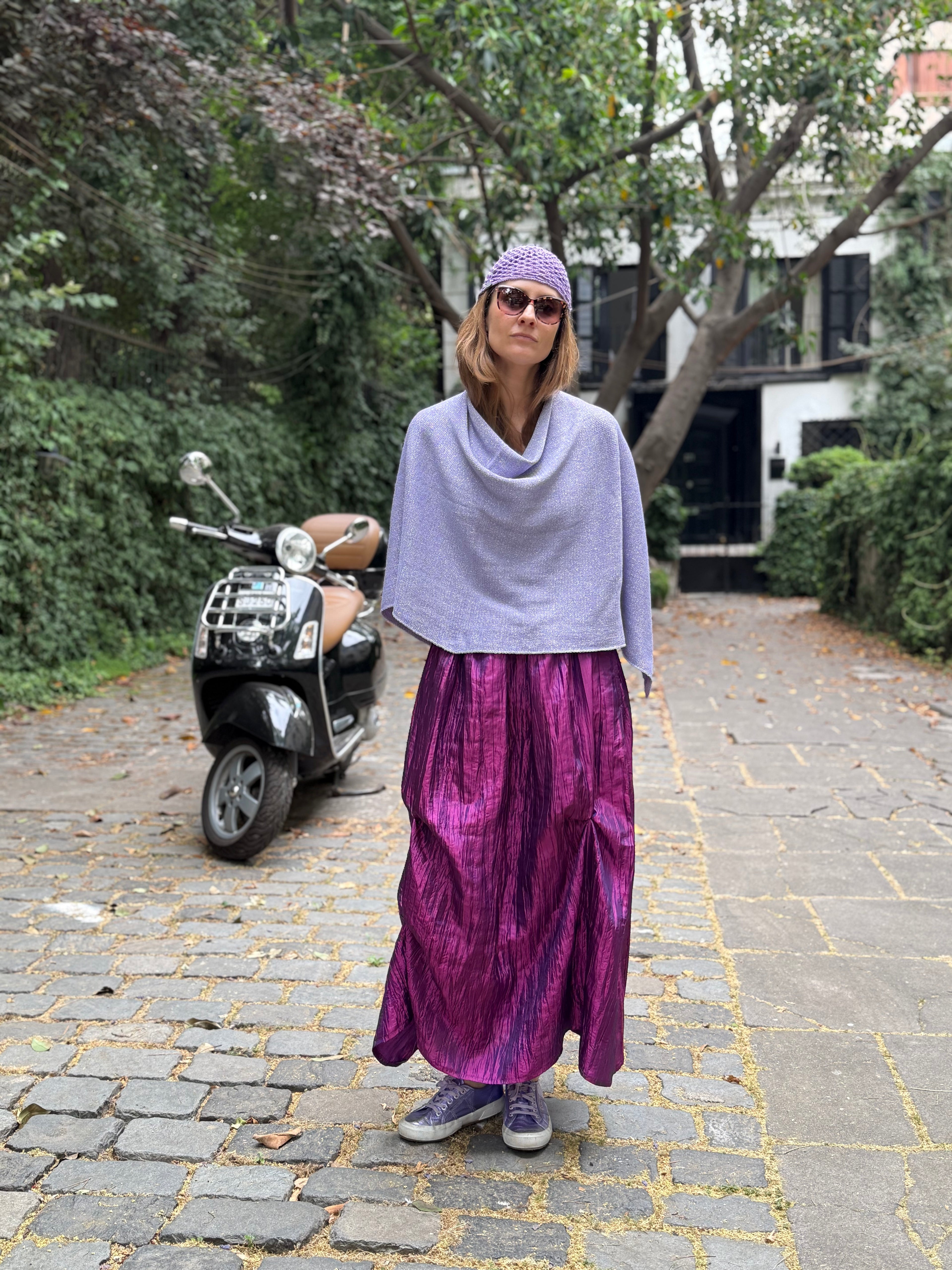 Capelet Violet Silver