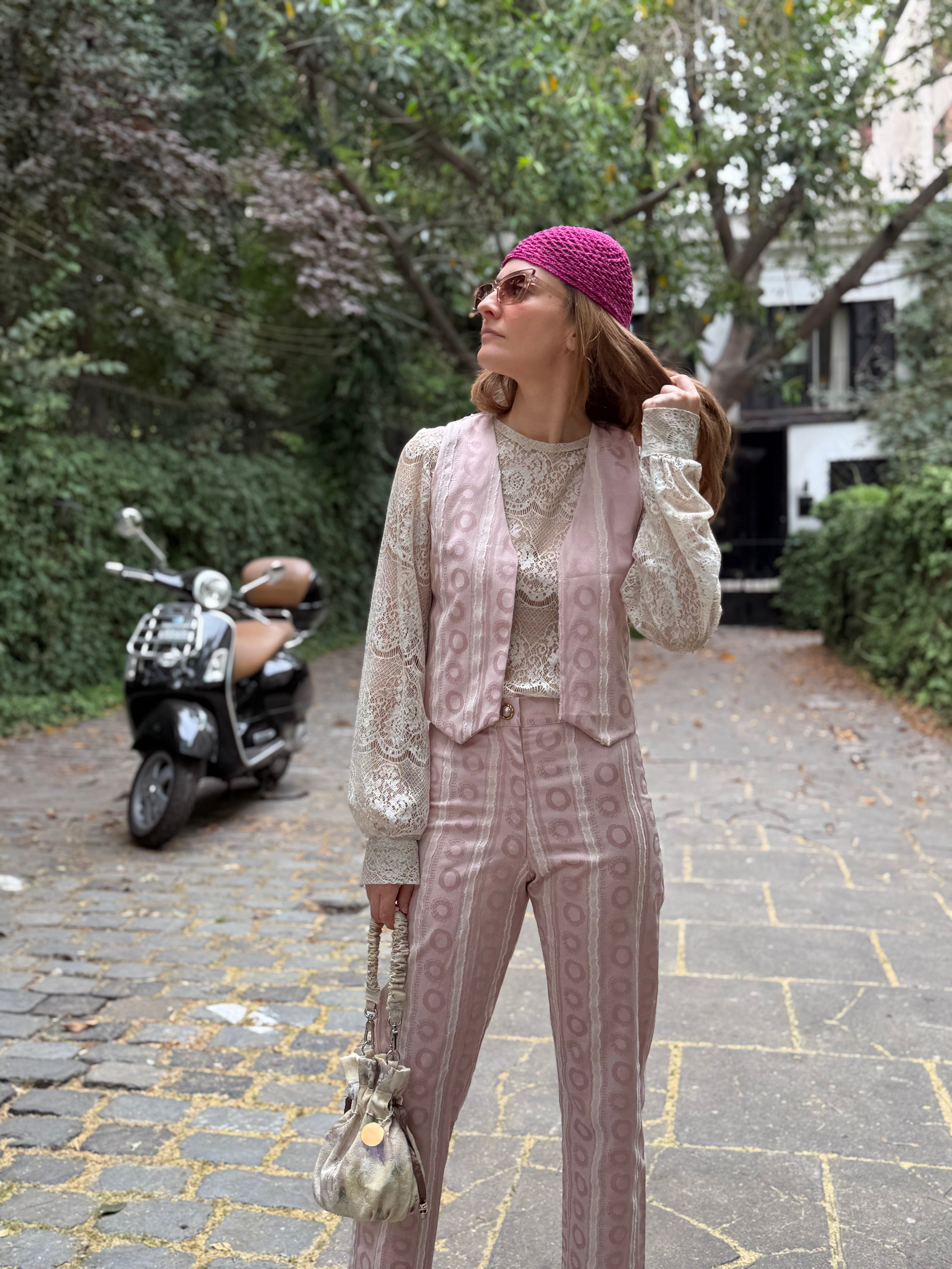 Pantalón Arlequin Rosa