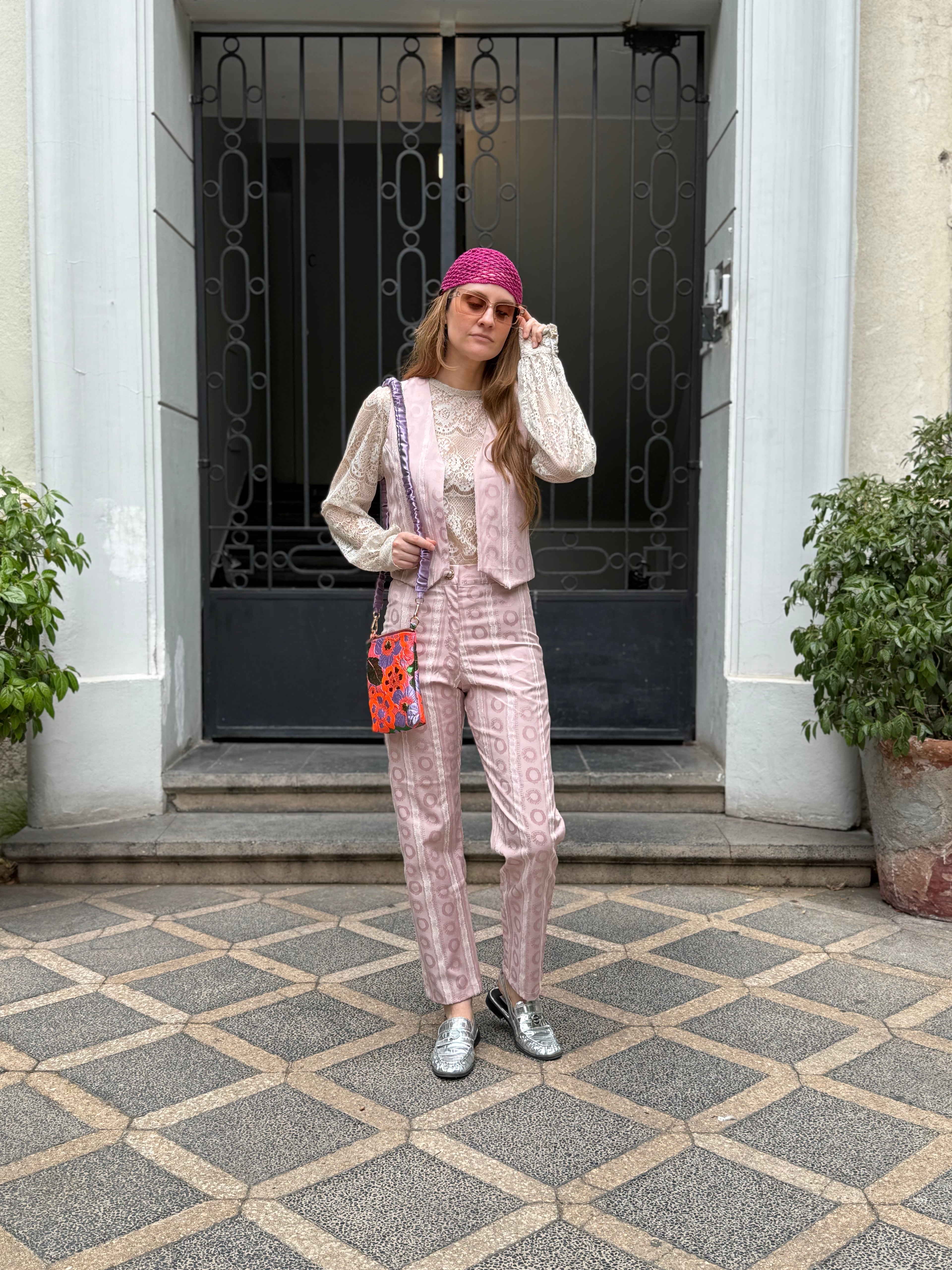 Pantalón Arlequin Rosa