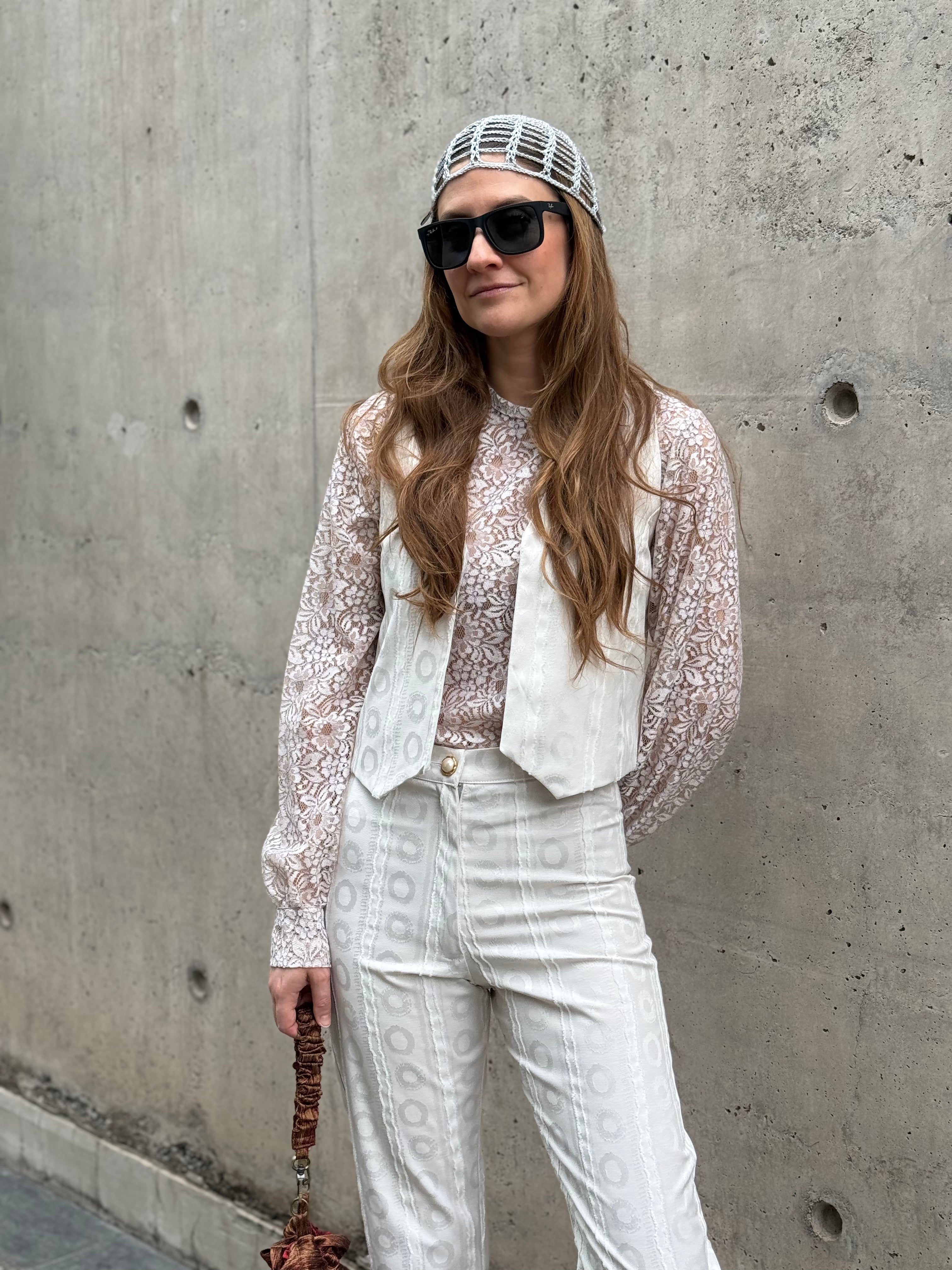 Vest Arlequin Blanco