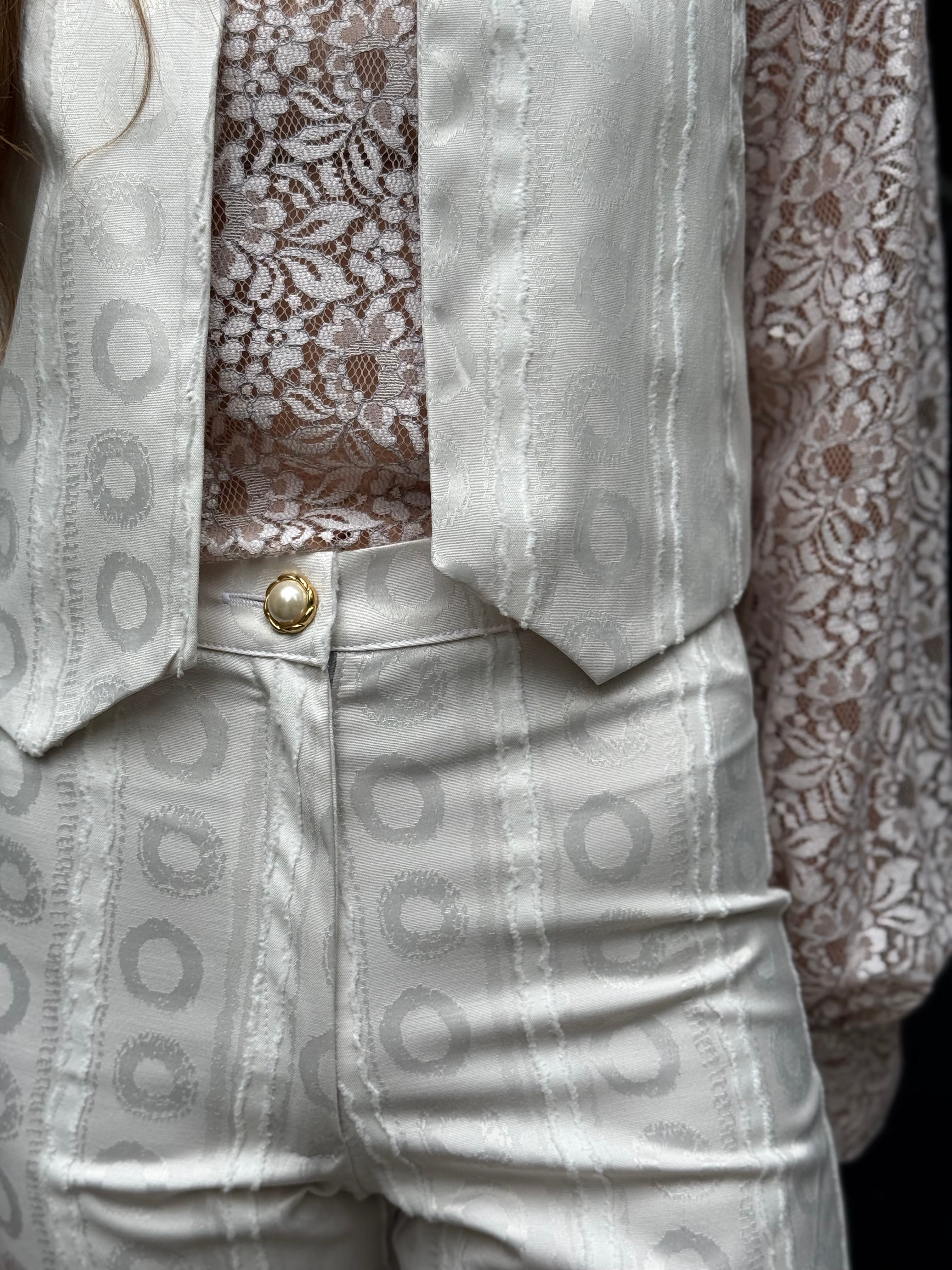 Pantalón Arlequin Blanco