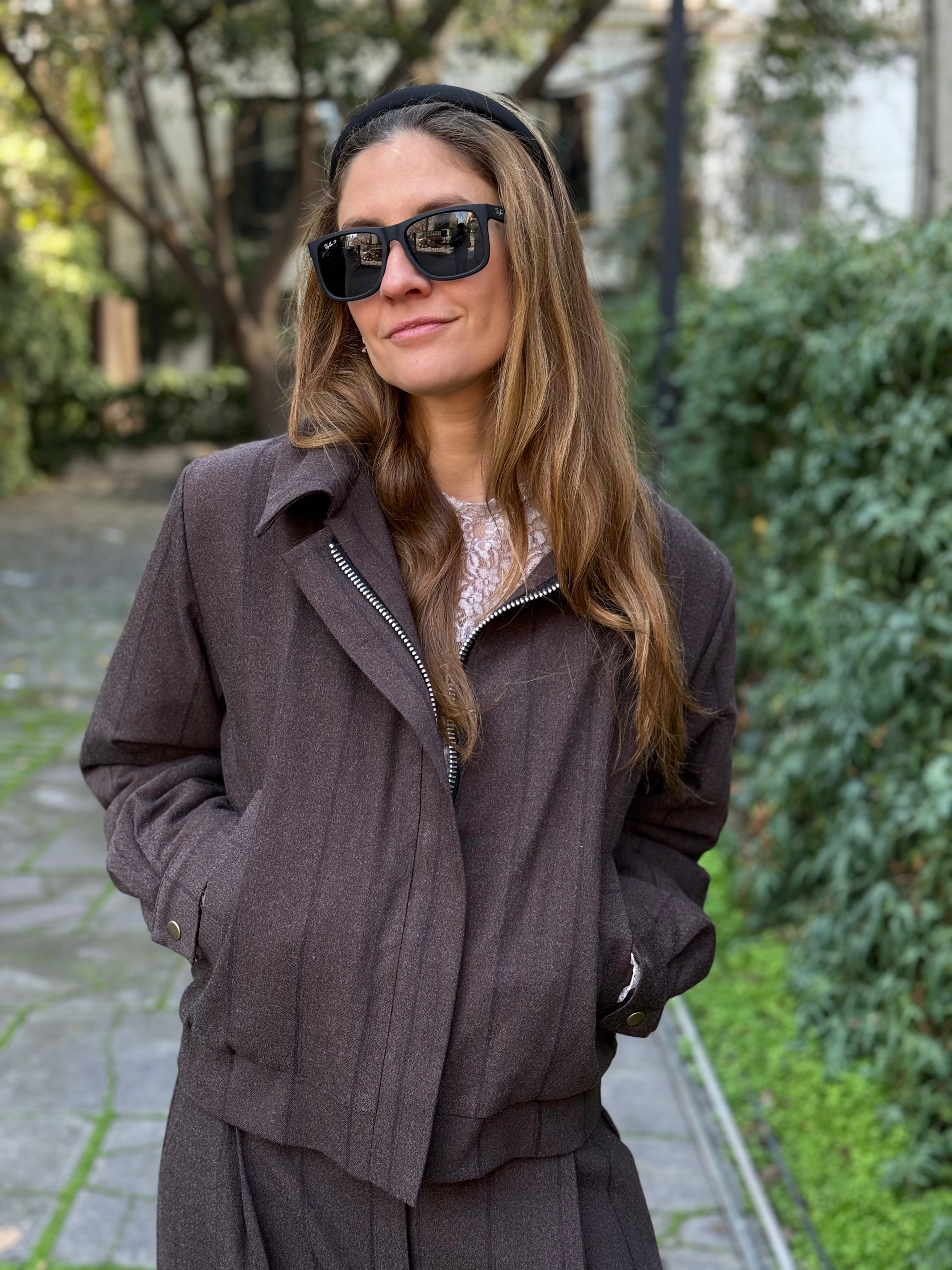 Chaqueta Bomber Café Siena