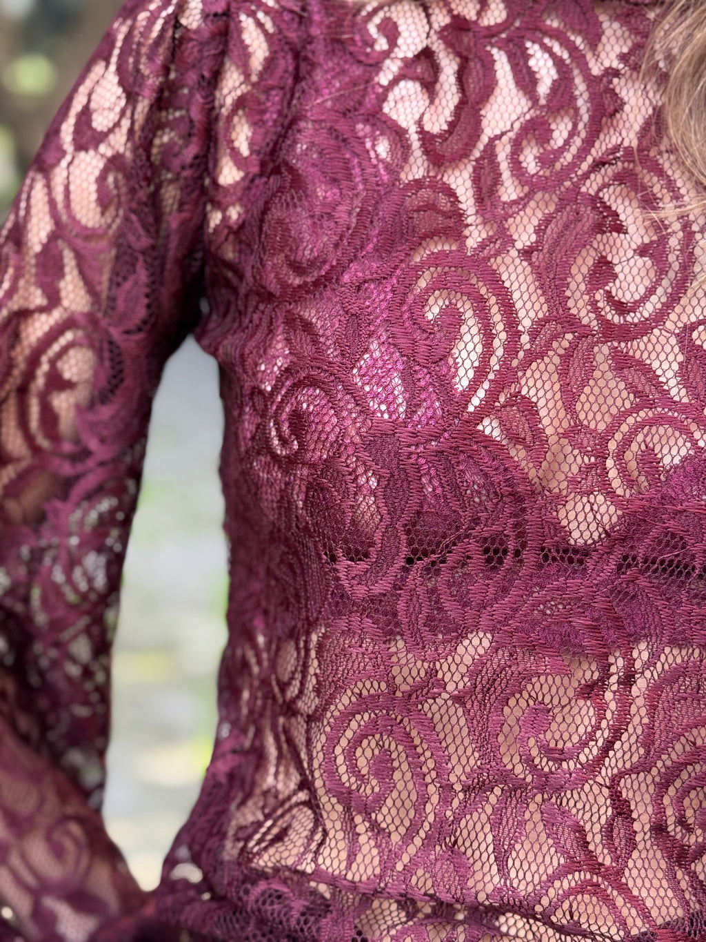Blusa Burgundy Ivy