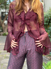 Cargar imagen en el visor de la galería, Blusa Caracol Light Bordeaux
