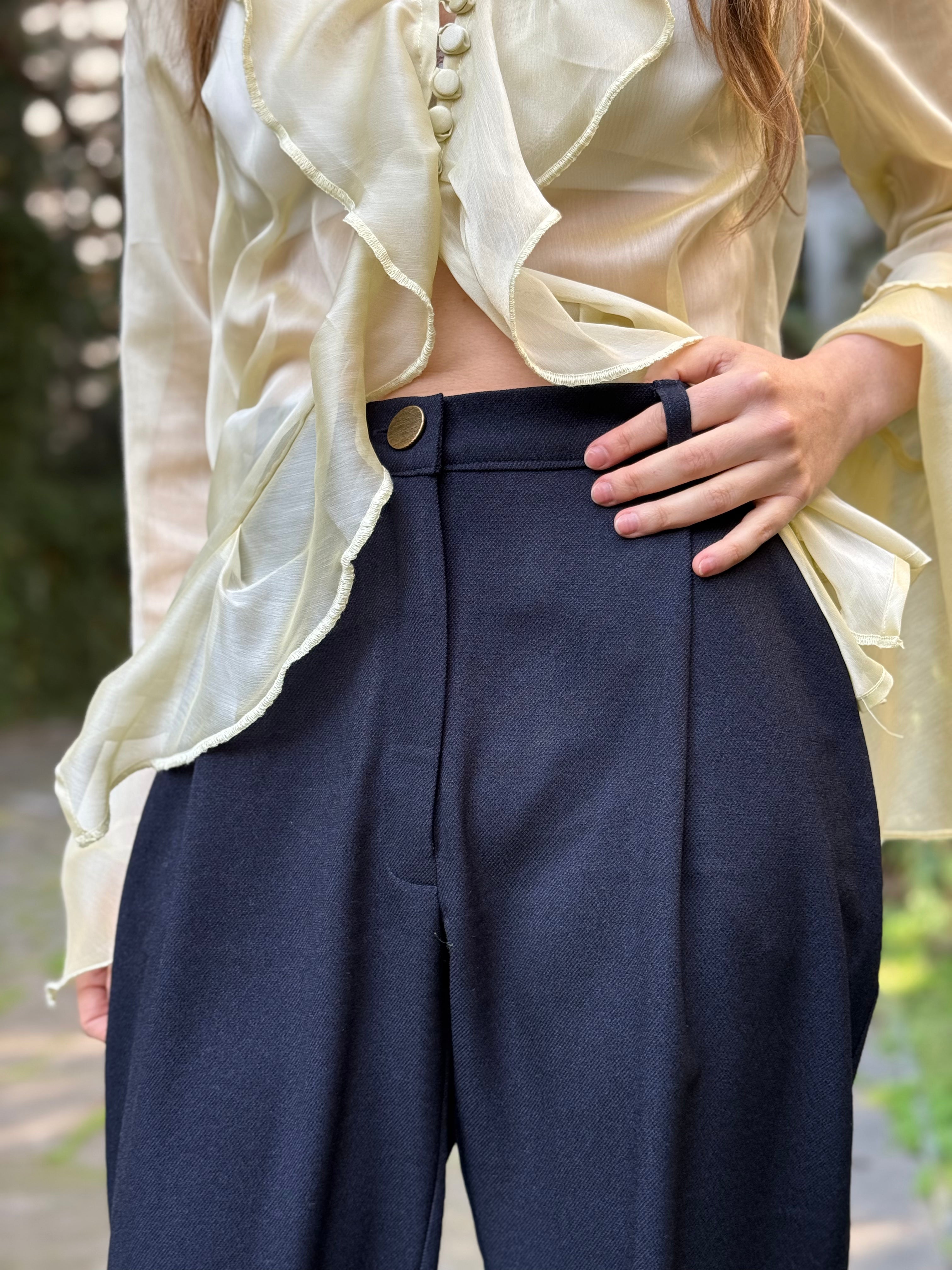 Pantalón Sastre Navy Clásico