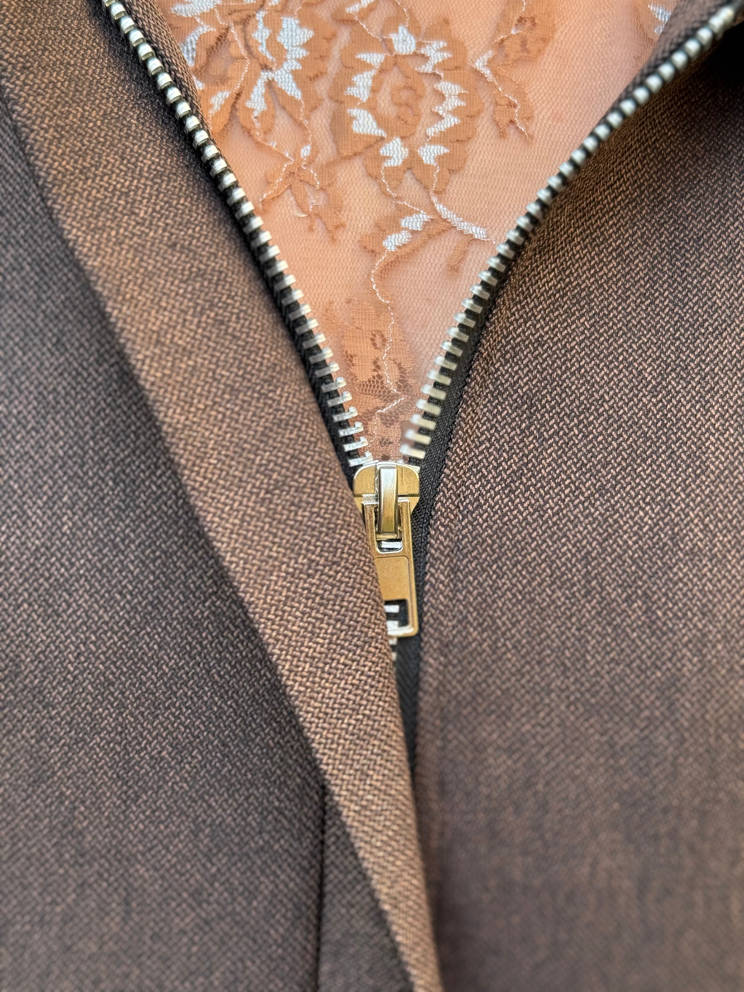 Chaqueta Bomber Marrón Moka