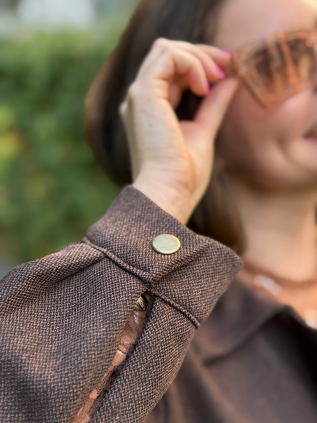 Chaqueta Bomber Marrón Moka