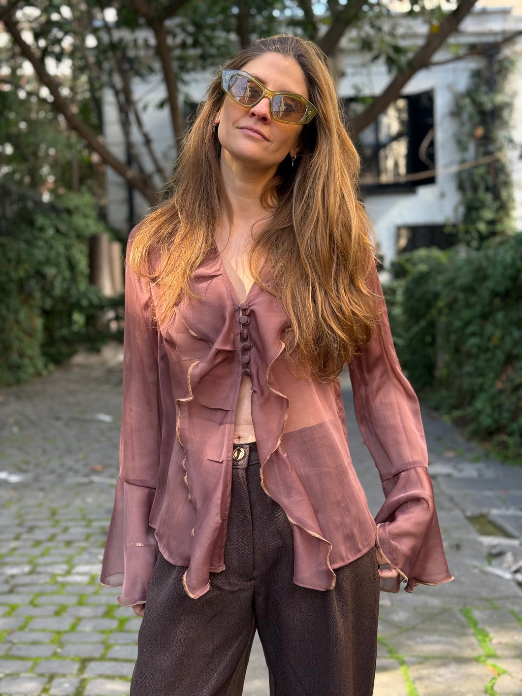 Blusa Caracol Moka Veil