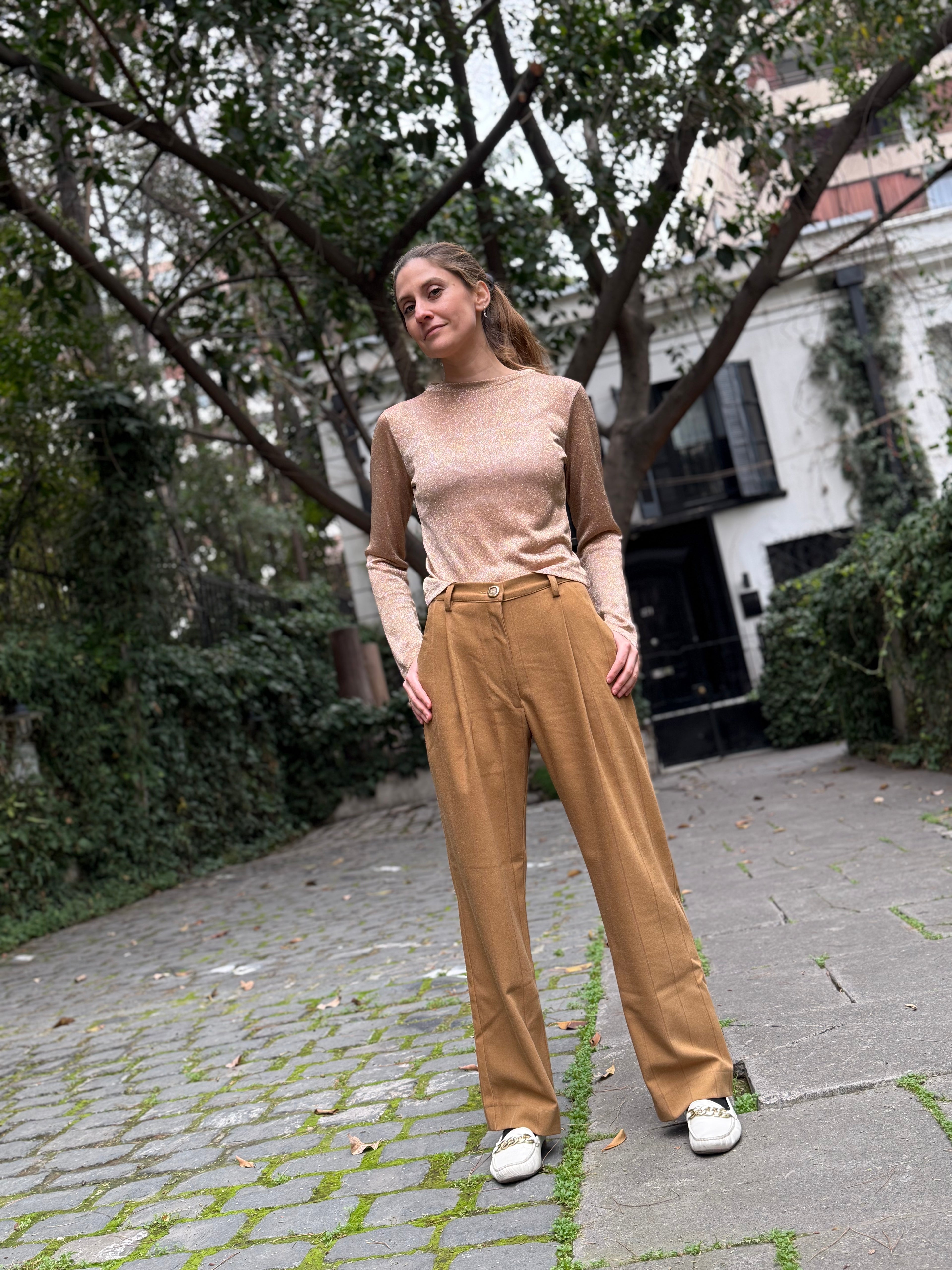 Pantalón Sastre Honey Caramel