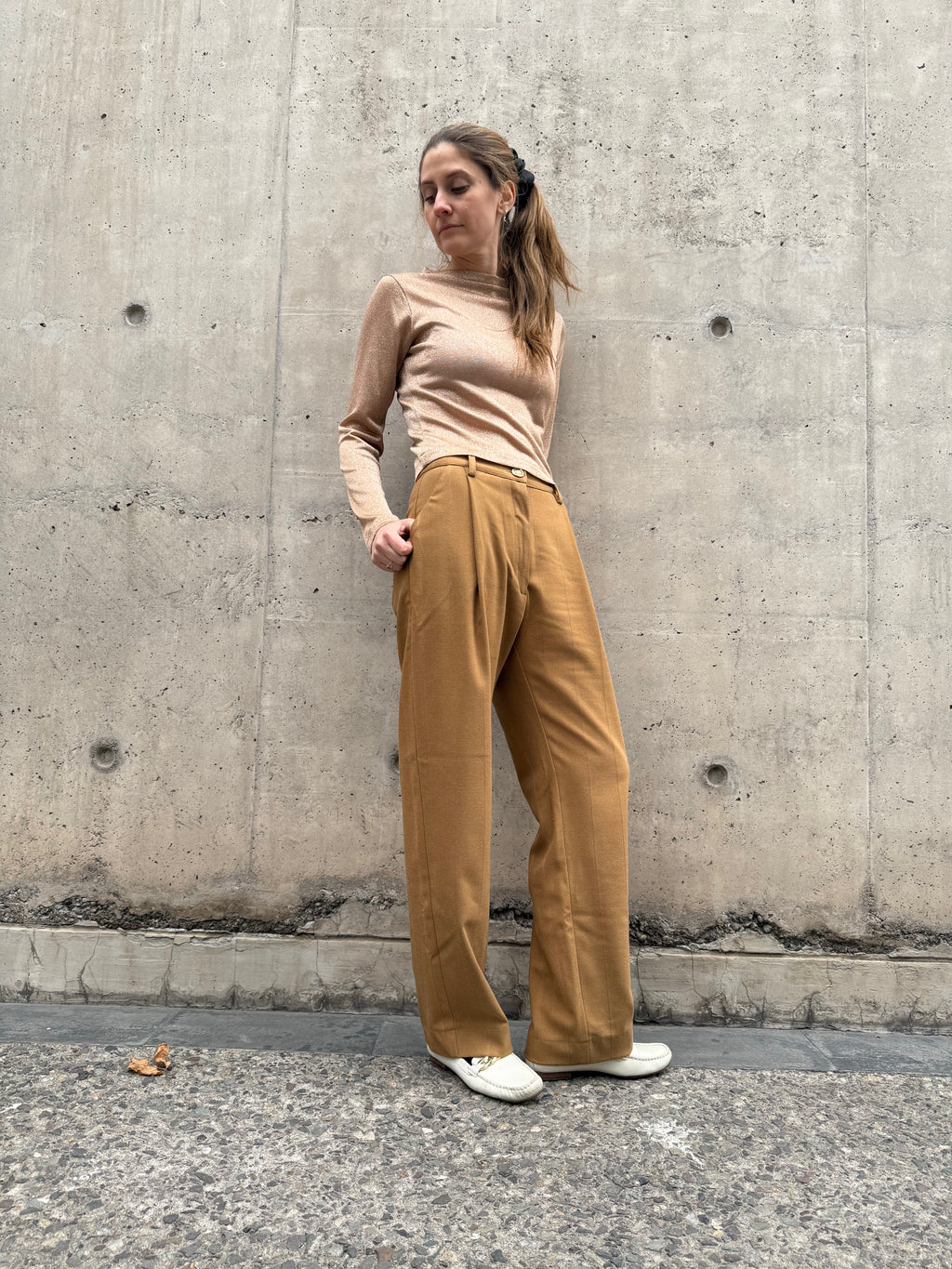 Pantalón Sastre Honey Caramel