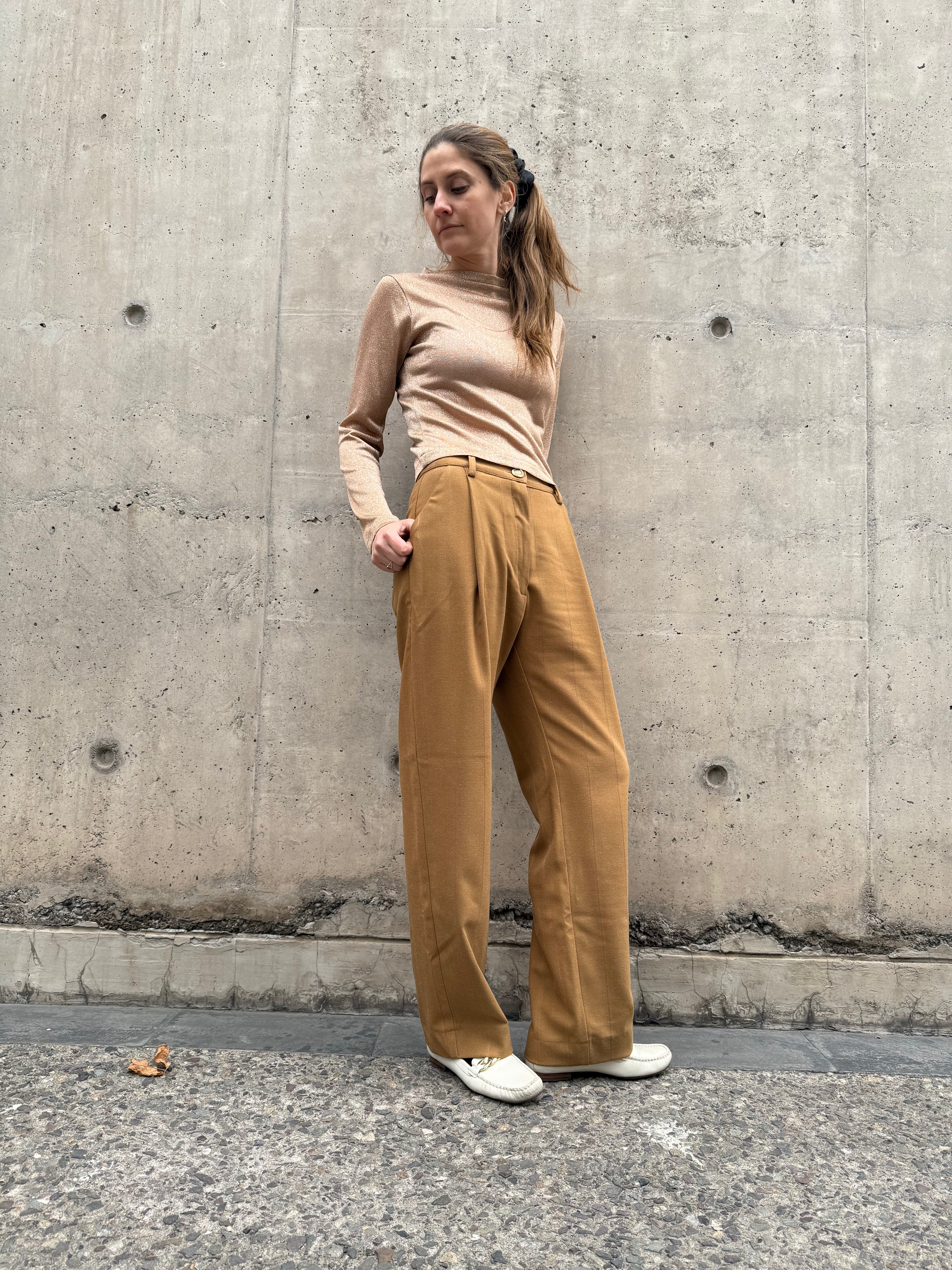 Pantalón Sastre Honey Caramel