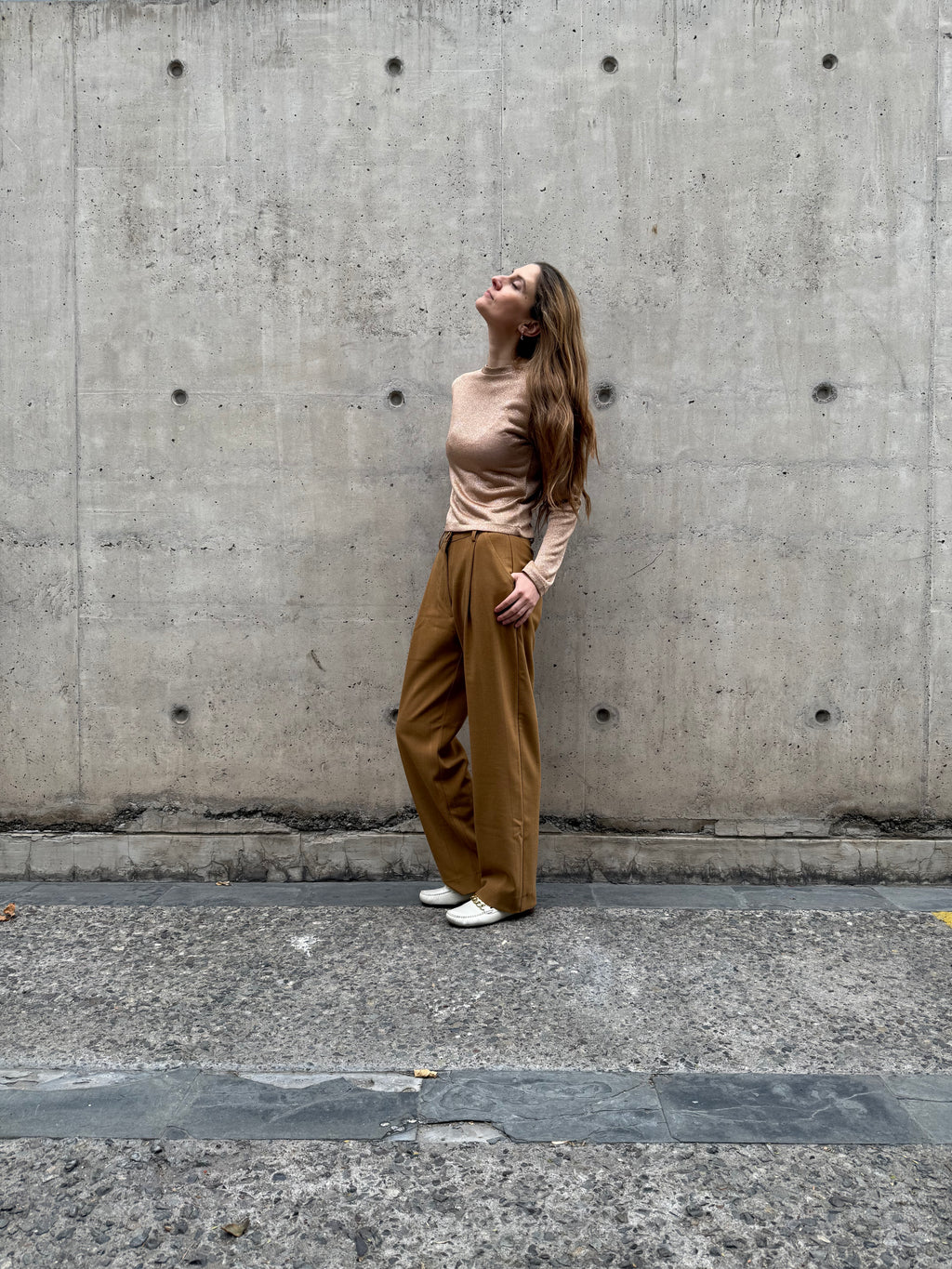 Pantalón Sastre Honey Caramel