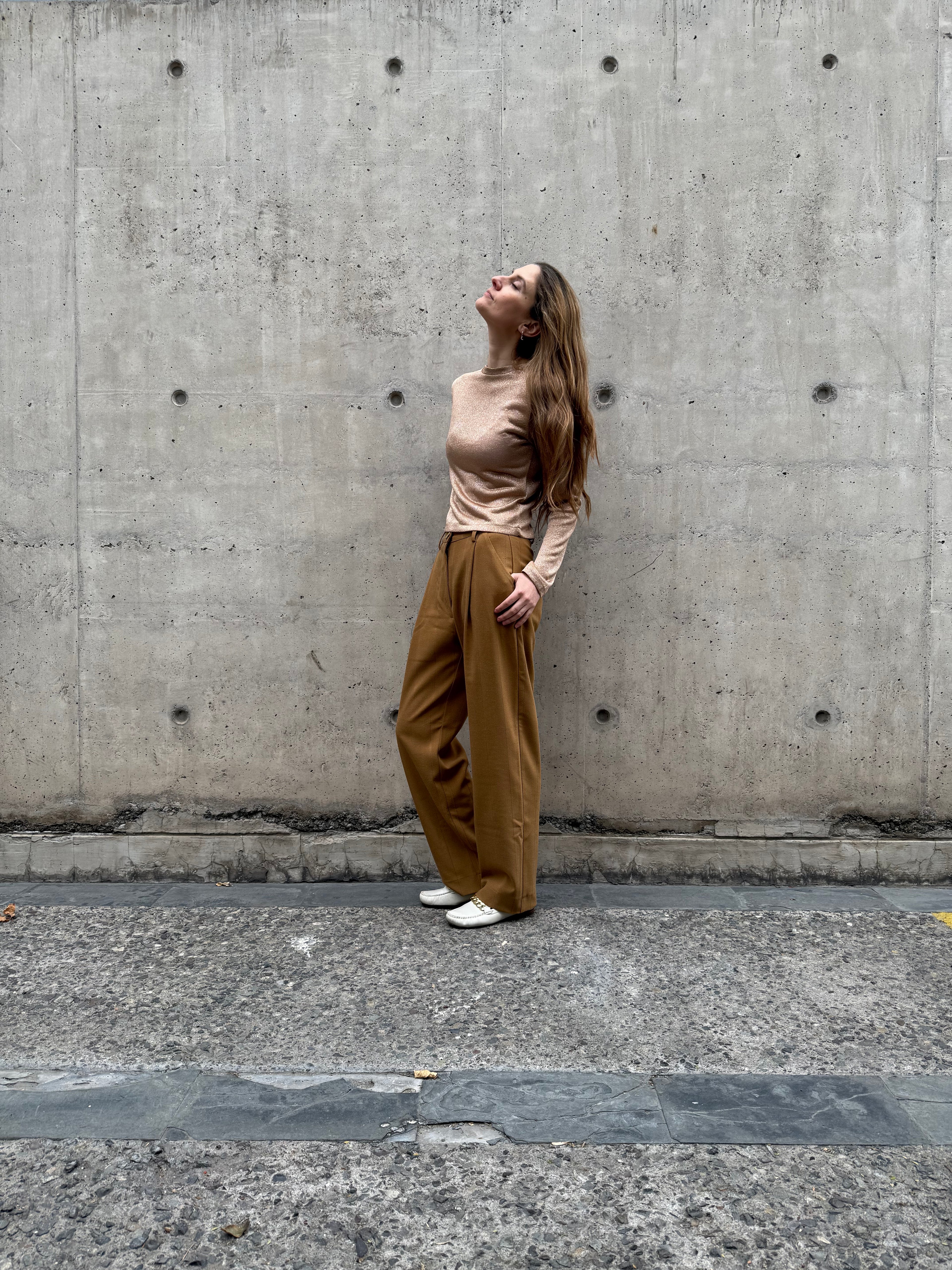 Pantalón Sastre Honey Caramel