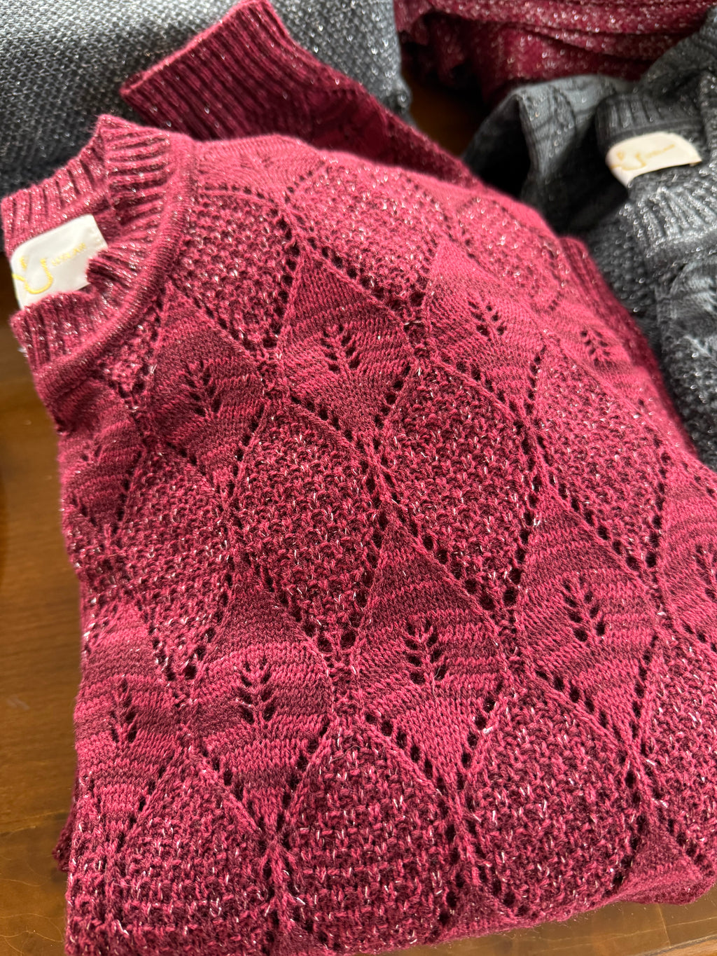 Chaleco Alpaca Cherry Silver