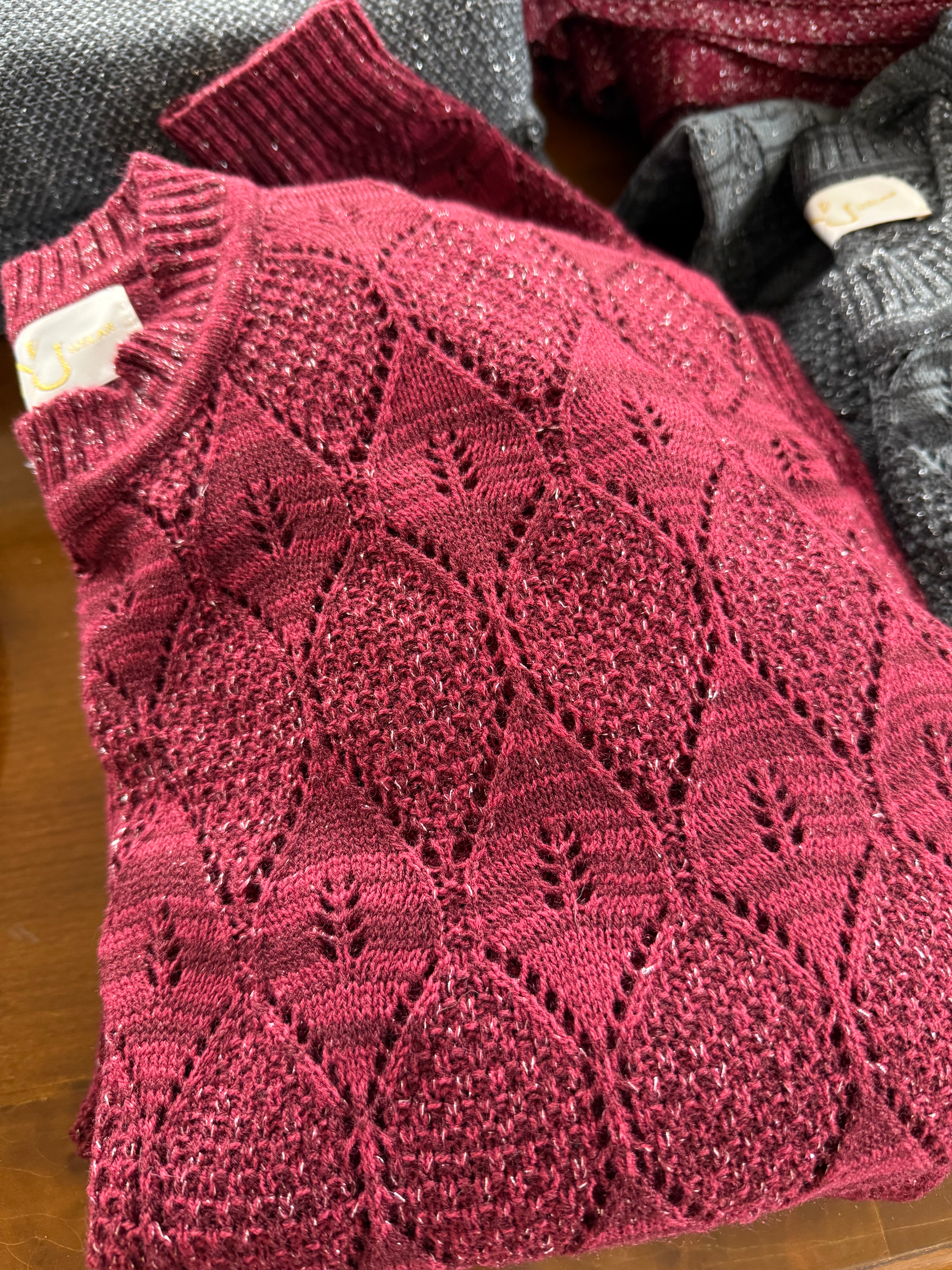 Chaleco Alpaca Cherry Silver