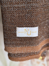 Cargar imagen en el visor de la galería, Echarpe Alpaca Coffee Silver
