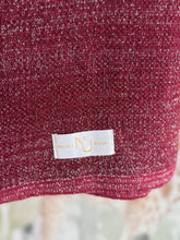 Cargar imagen en el visor de la galería, Echarpe Alpaca Cherry Silver
