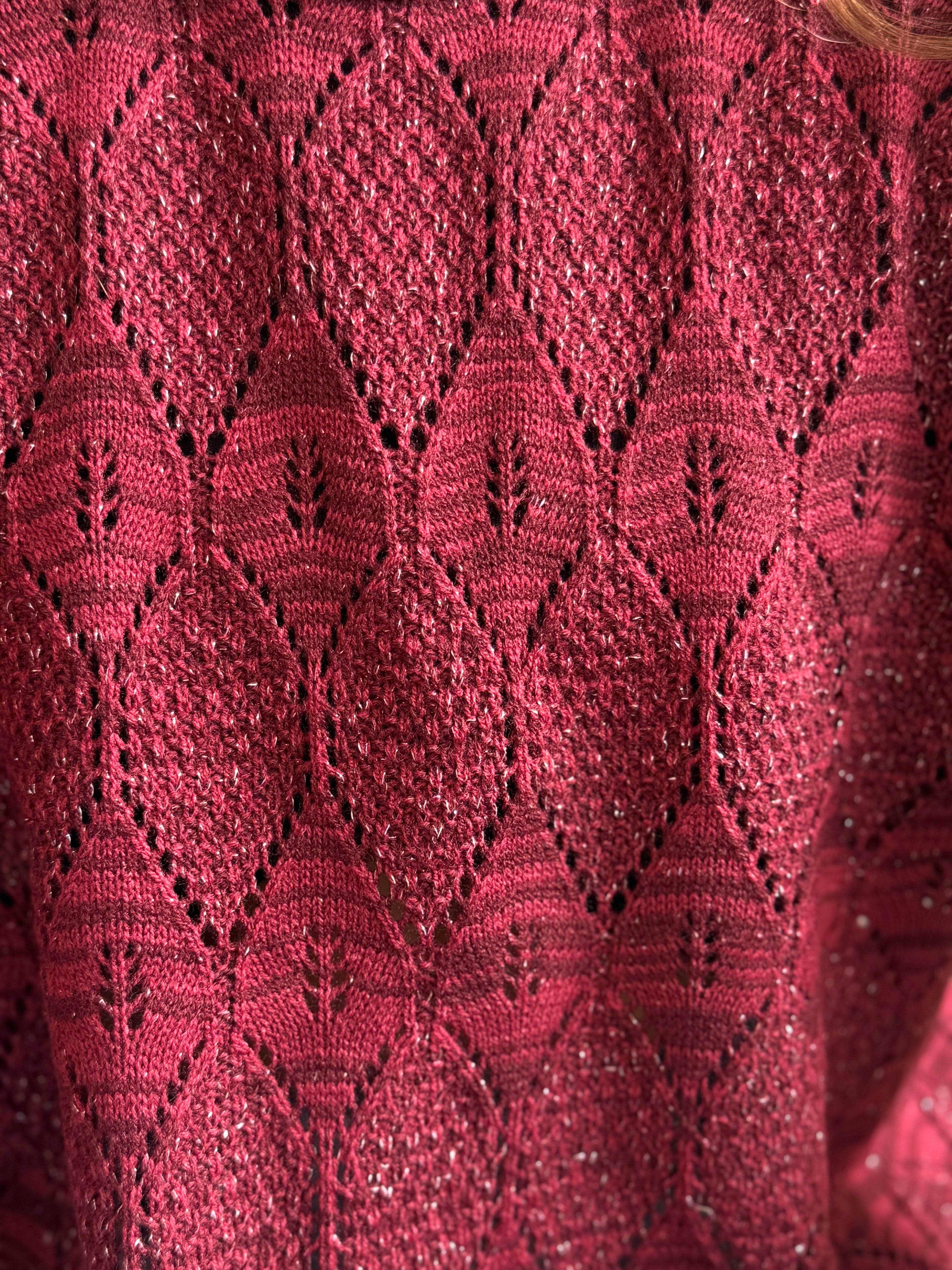 Chaleco Alpaca Cherry Silver