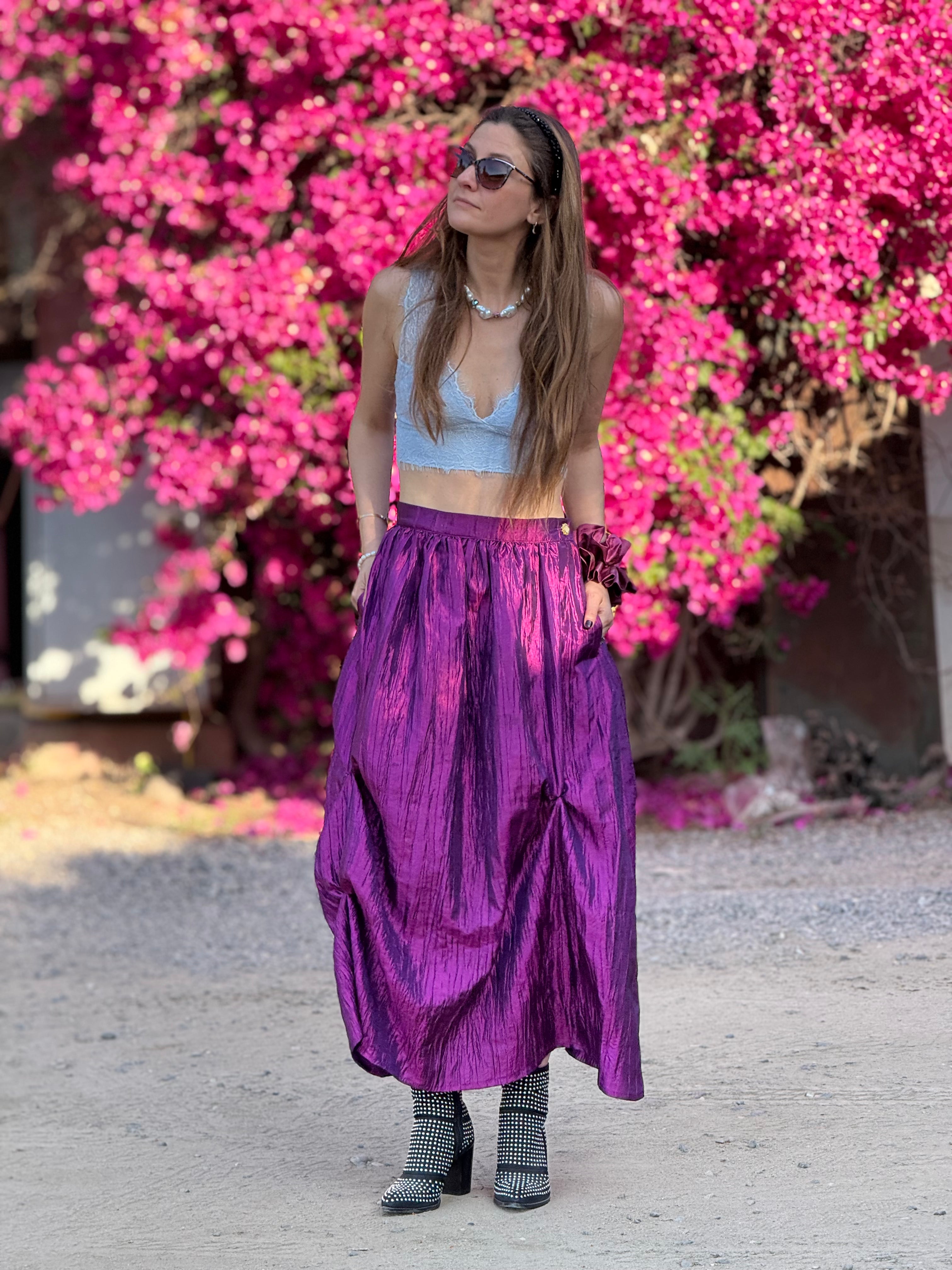 Falda Antonieta Violeta