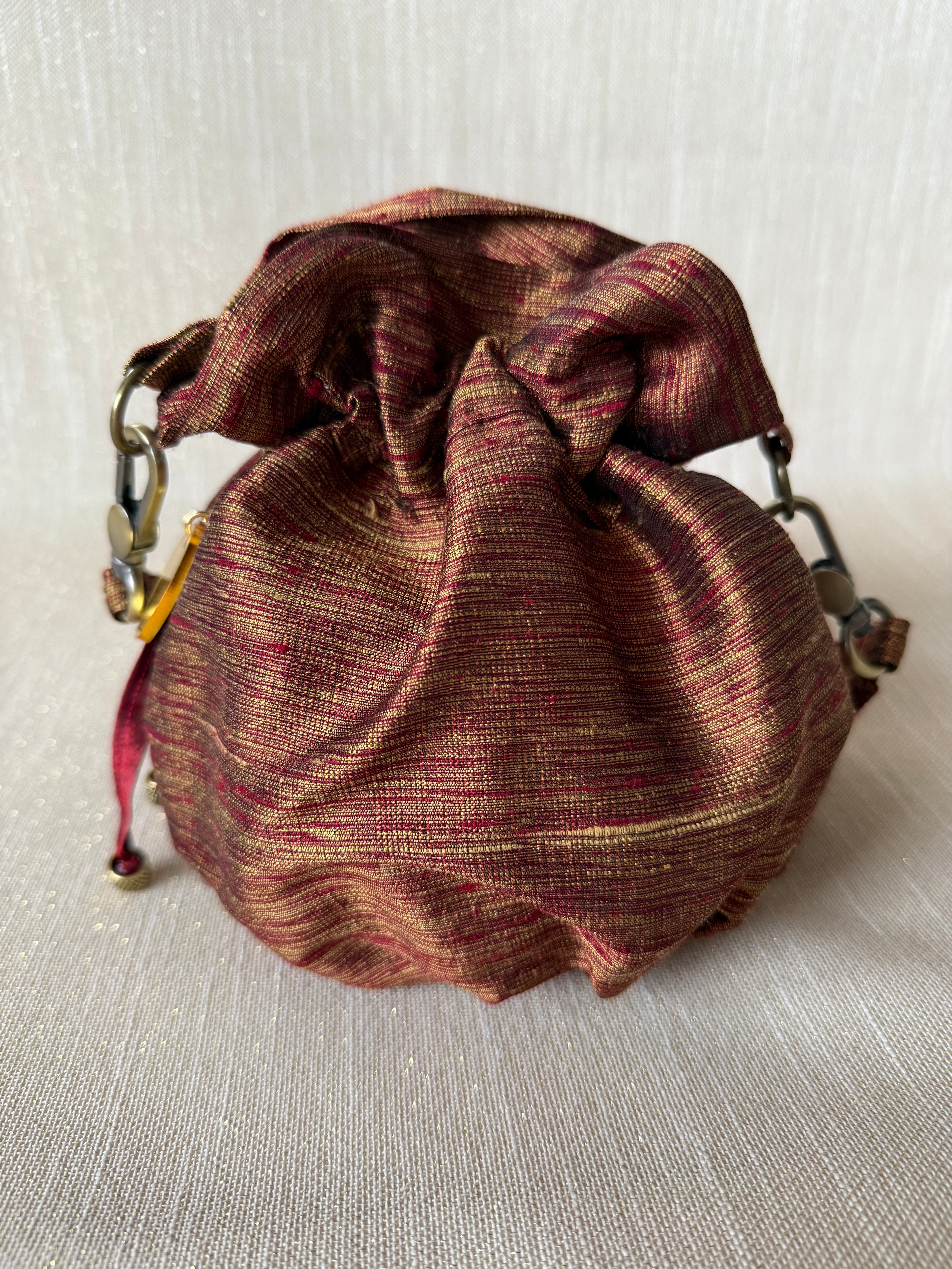 Bolso Pearl Carmesí