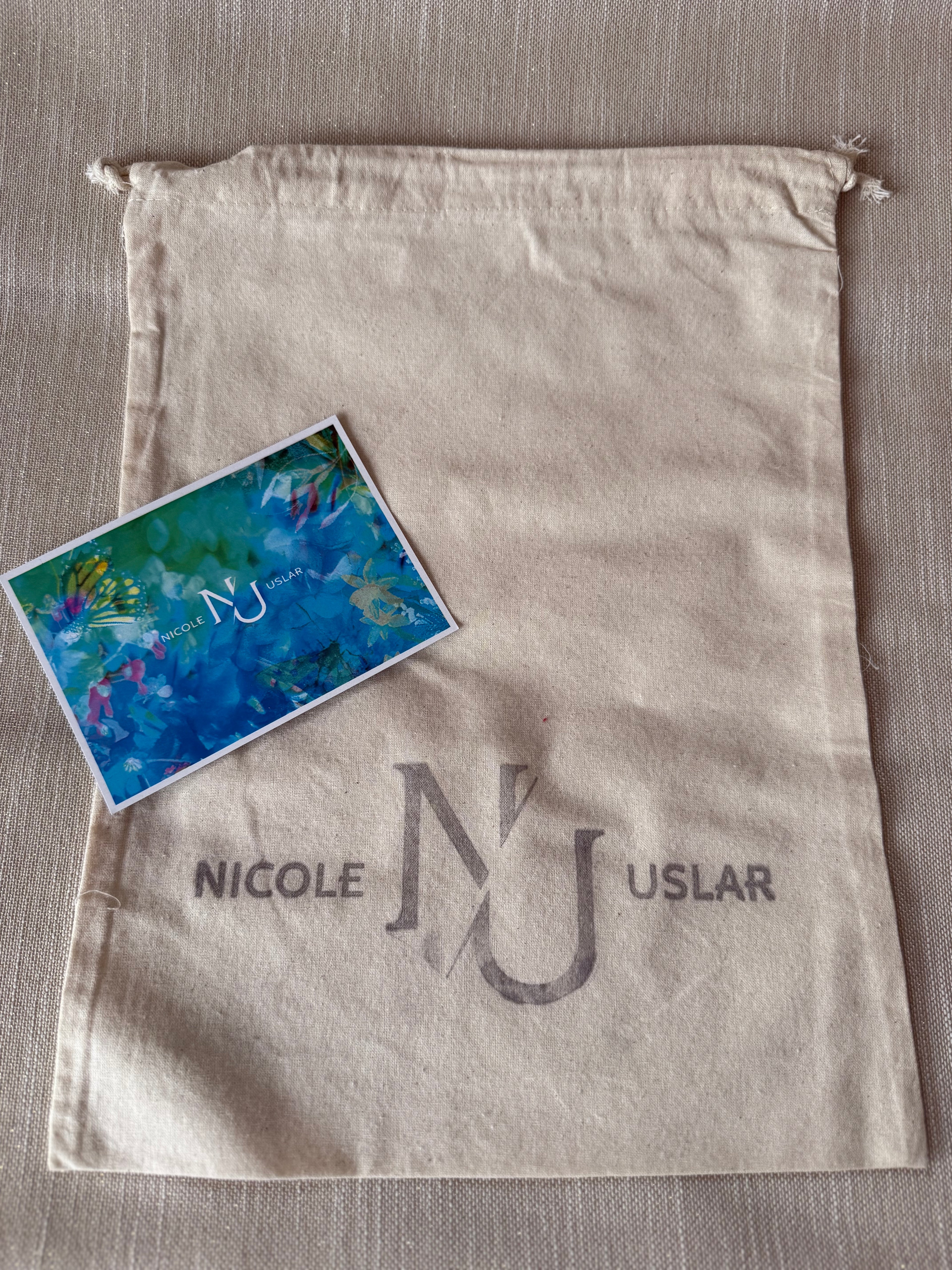 Bolso reversible Batik Dorado