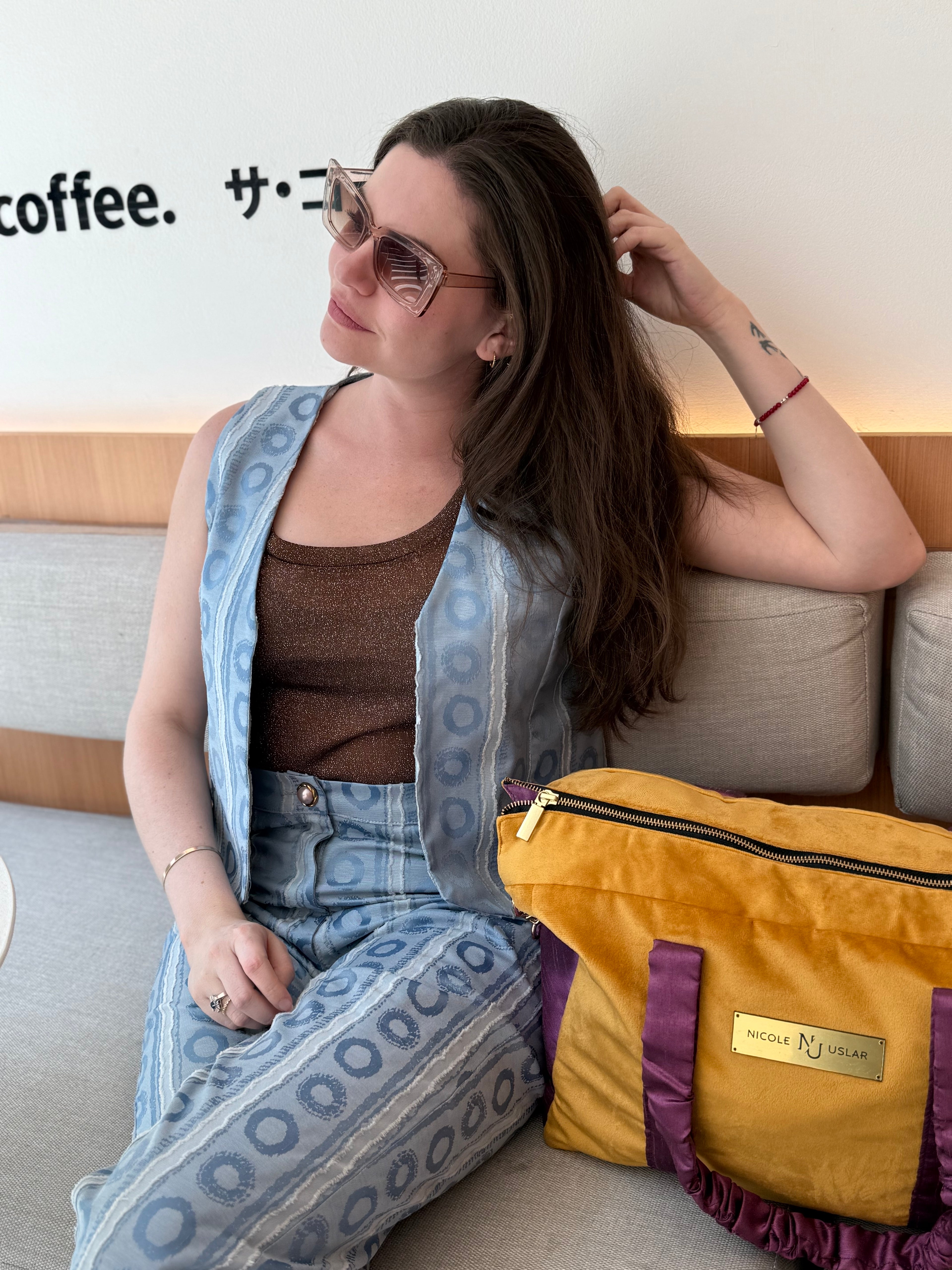 Vest Arlequin Celeste