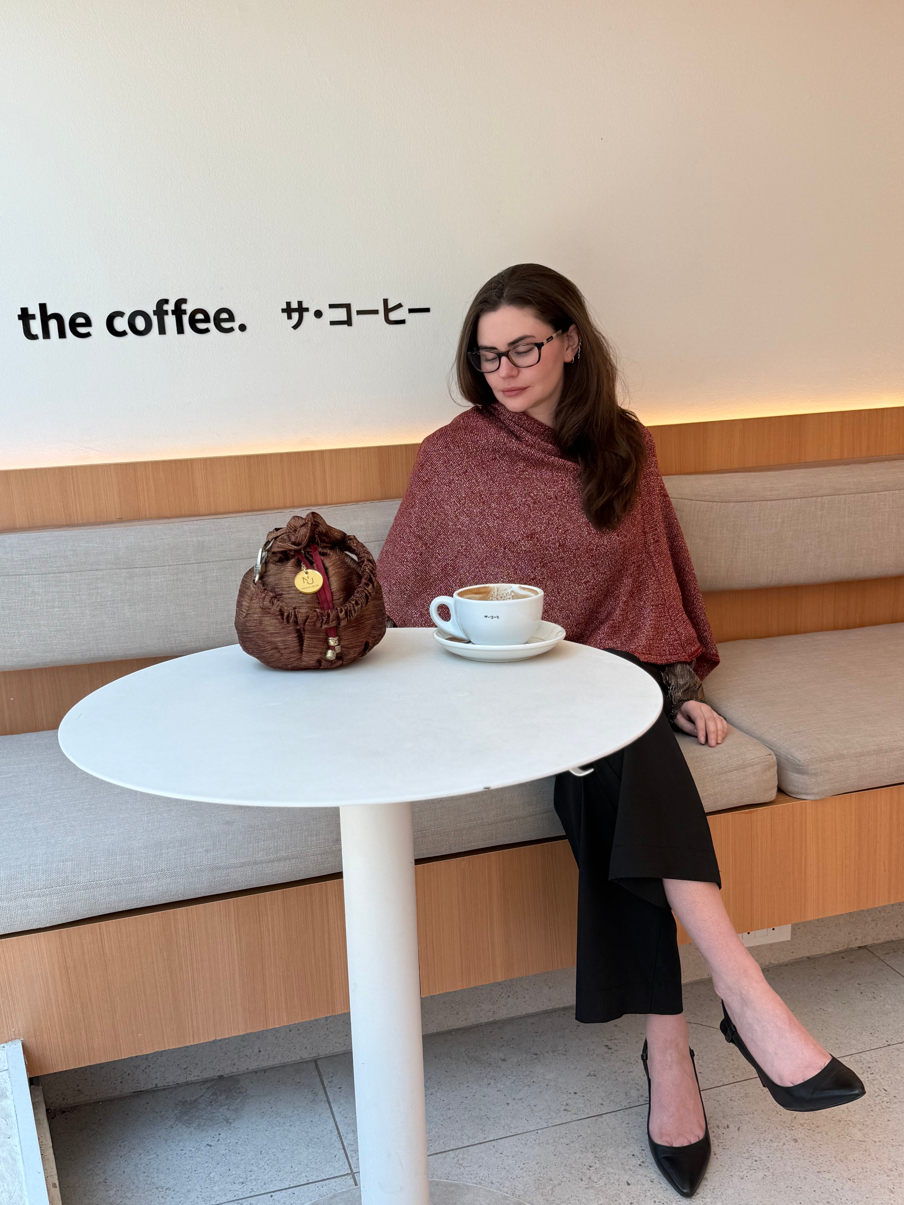 Bolso Pearl Carmesí